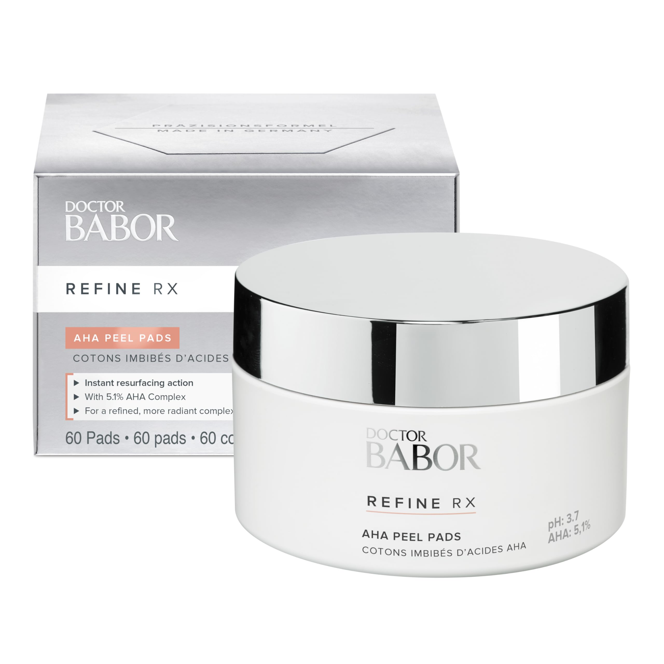 Las Almohadillas Exfoliantes Babor Doctor Babor Refine Rx Aha Exfolia La Piel - Venta Internacional.