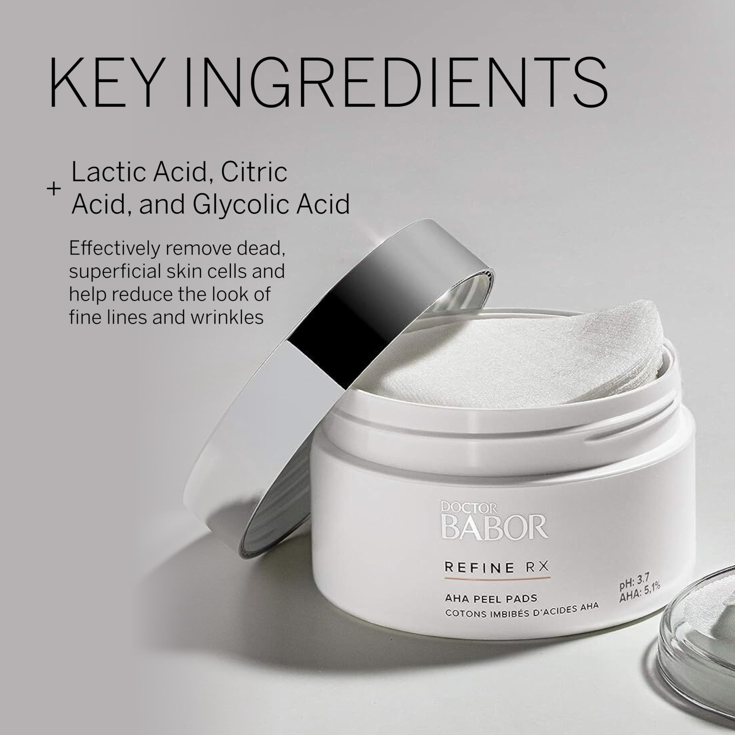 Foto 5 pulgar | Las Almohadillas Exfoliantes Babor Doctor Babor Refine Rx Aha Exfolia La Piel - Venta Internacional.