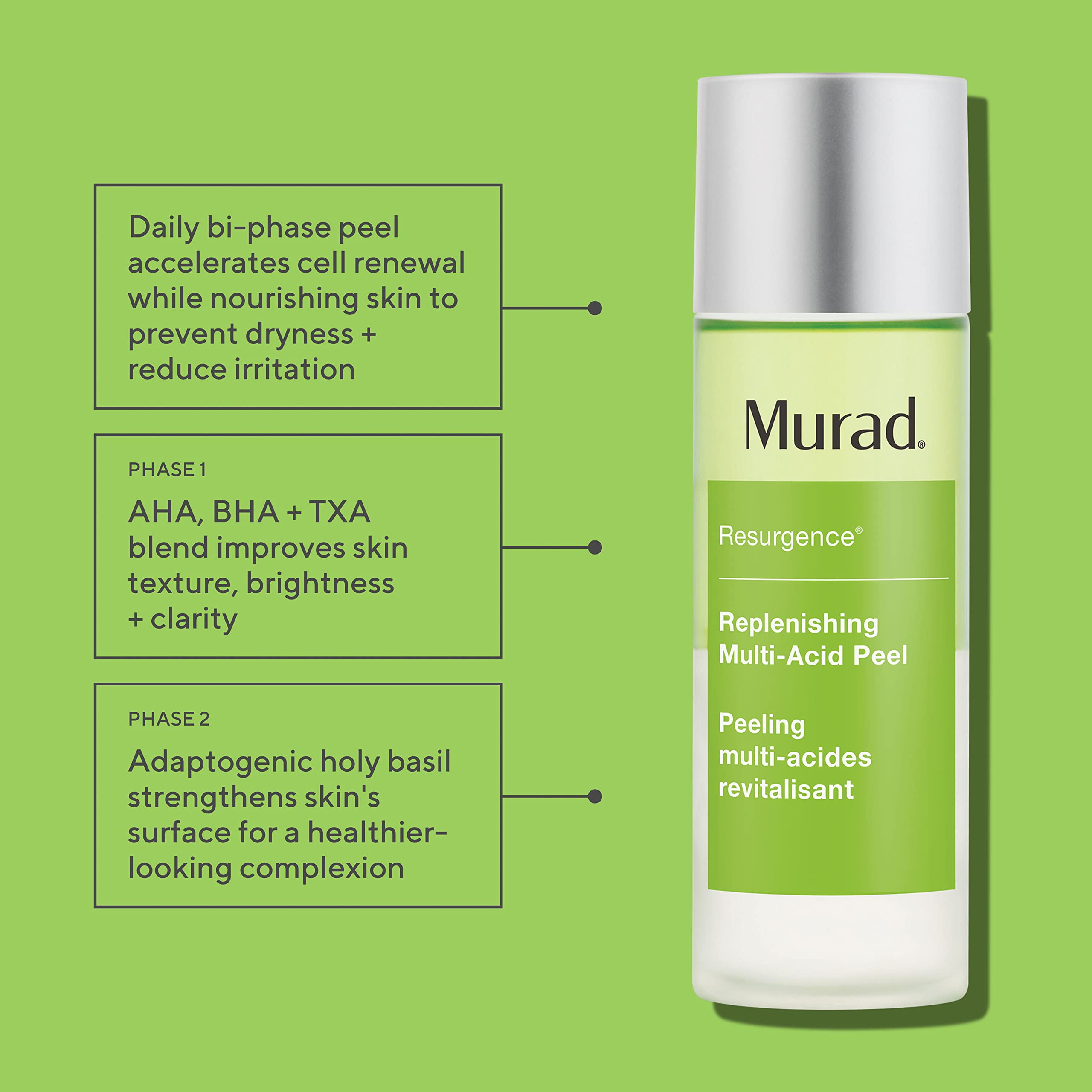 Foto 3 pulgar | Exfoliante Facial Murad Regenerador Multiácido Resurgence 100 Ml - Venta Internacional.