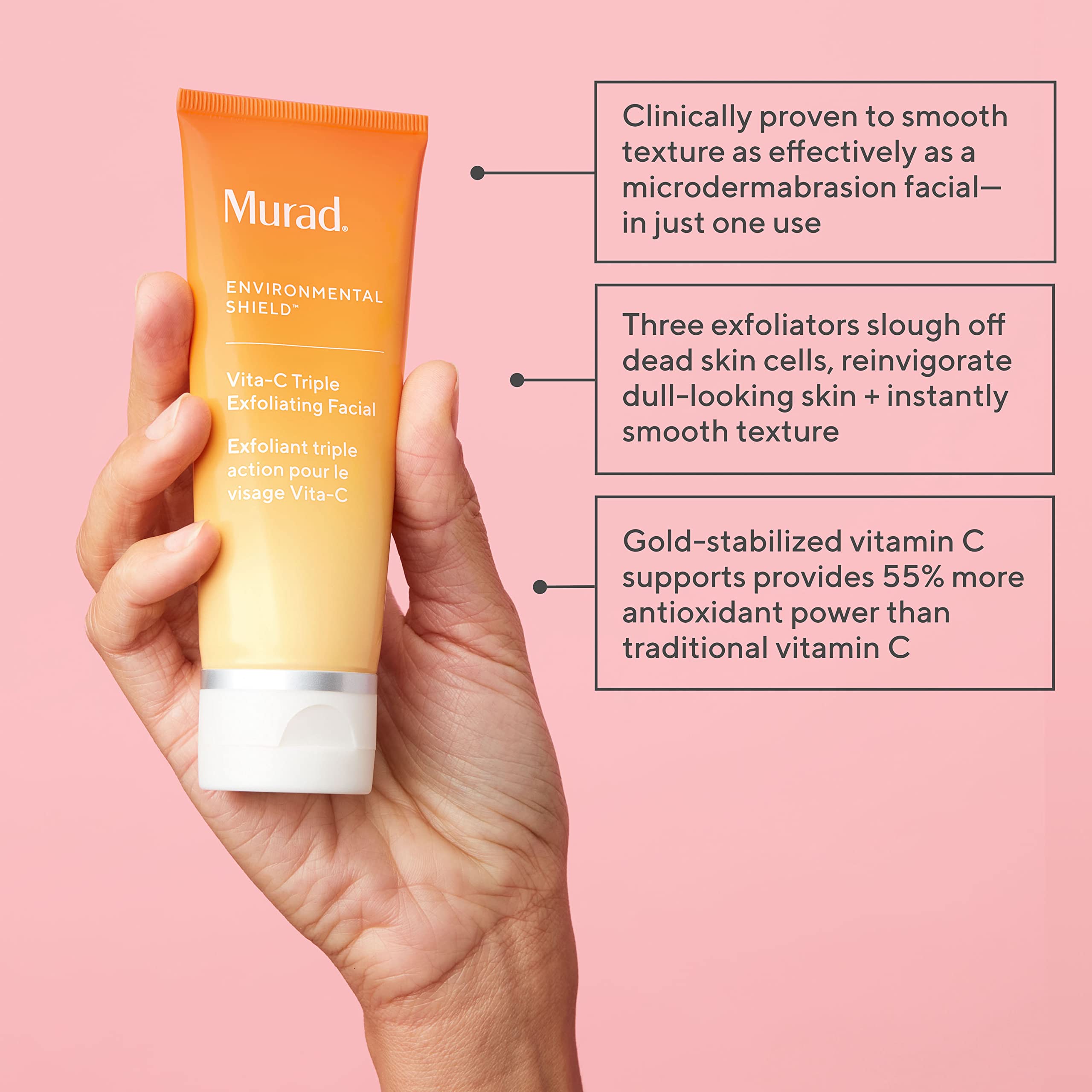 Foto 3 pulgar | Exfoliante Facial Murad Environmental Shield Vita-c Triple Exfoliante - Venta Internacional.