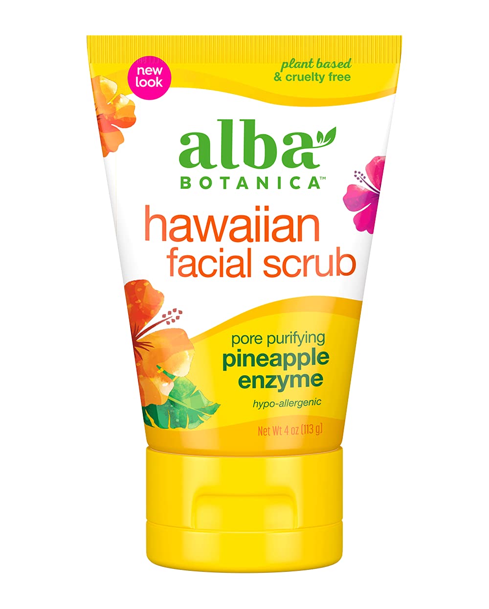 Foto 2 pulgar | Exfoliante Facial Purificador De Poros Hawaiano Alba Botanica 120 Ml - Venta Internacional.