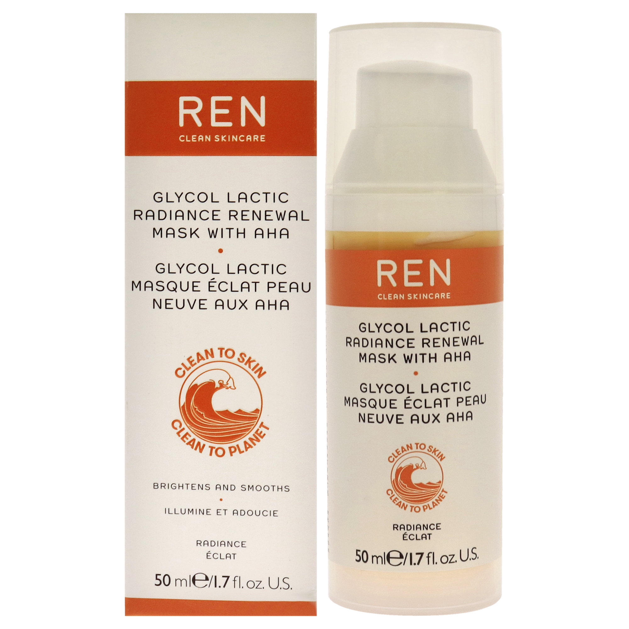 Mascarilla Ren Glycol Lactic Radiance Renewal 50 Ml - Venta Internacional.