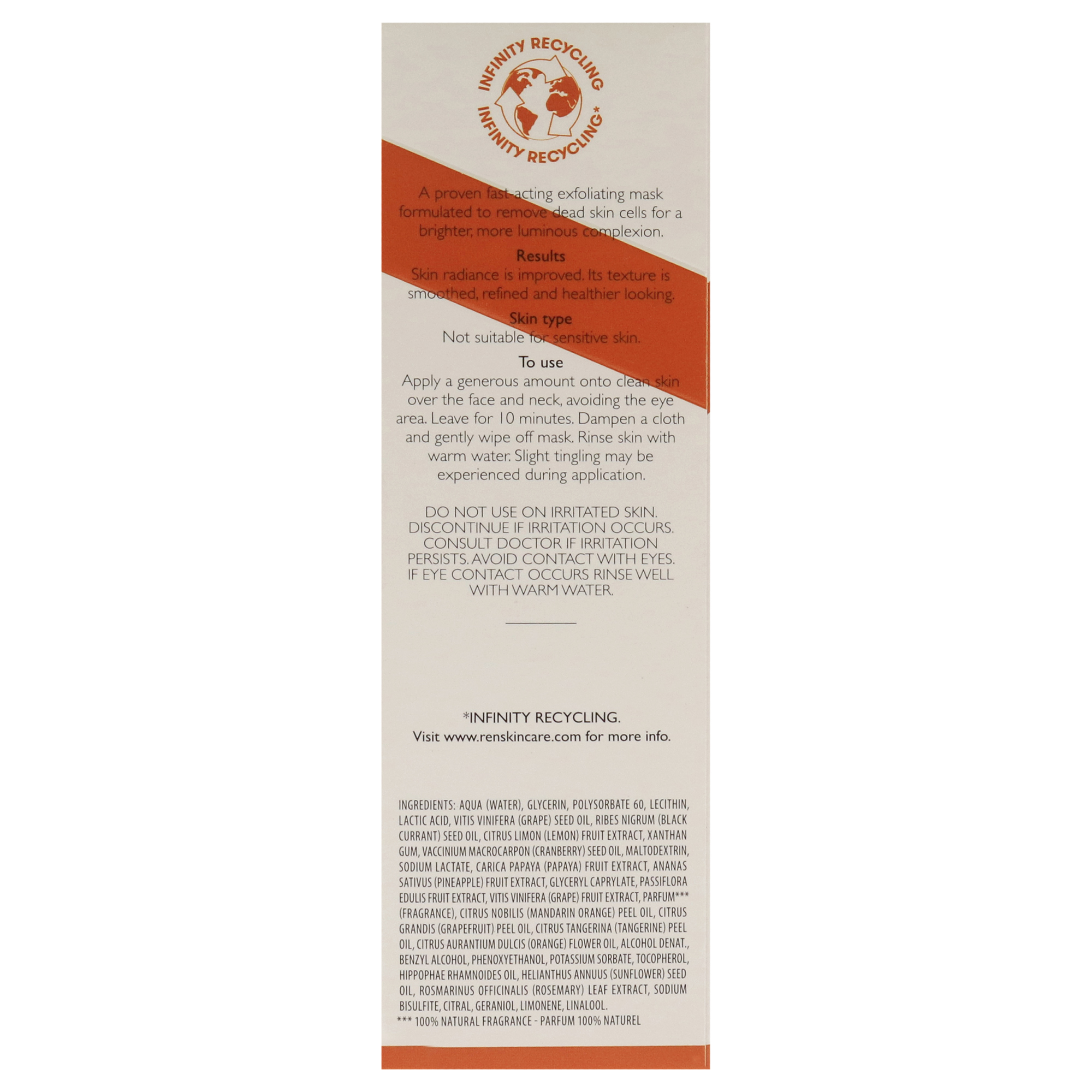 Foto 7 pulgar | Mascarilla Ren Glycol Lactic Radiance Renewal 50 Ml - Venta Internacional.