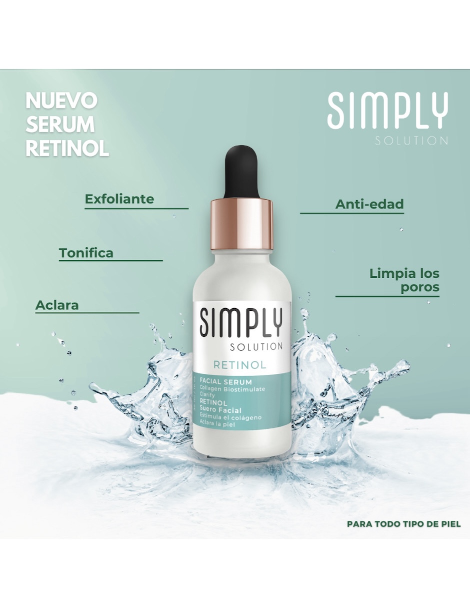 Foto 5 pulgar | Suero Facial Simply Solution Retinol 30 Ml