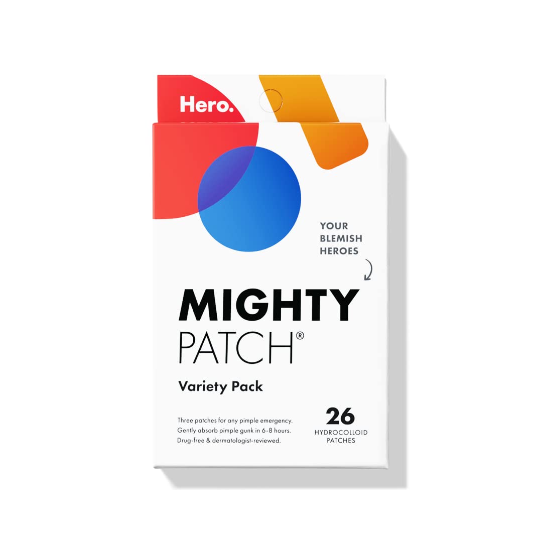 Parches Para Acné Y Espinillas Mighty Patch, Paquete Variado De 26 Unidades - Venta Internacional.