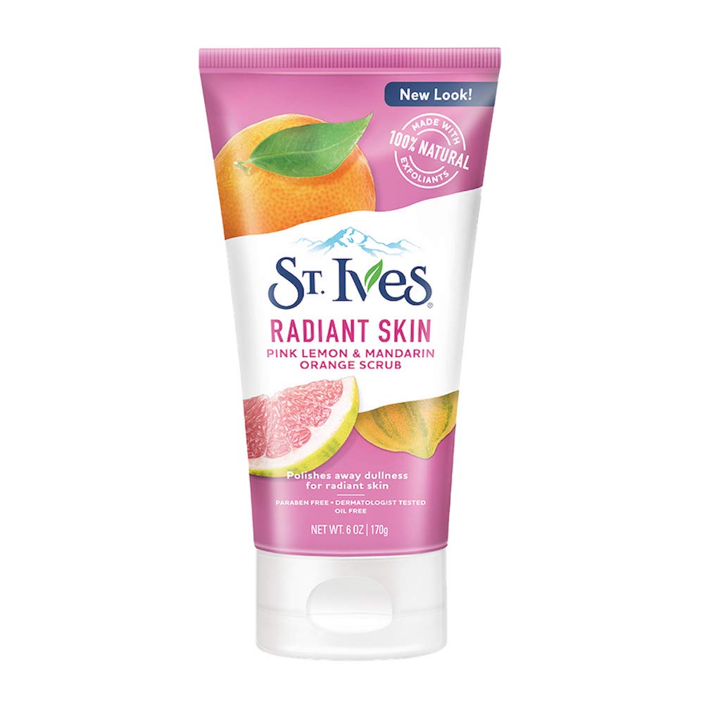 Exfoliante Facial St. Ives Radiant Skin Rosa Limón Mandarín 177 Ml - Venta Internacional.