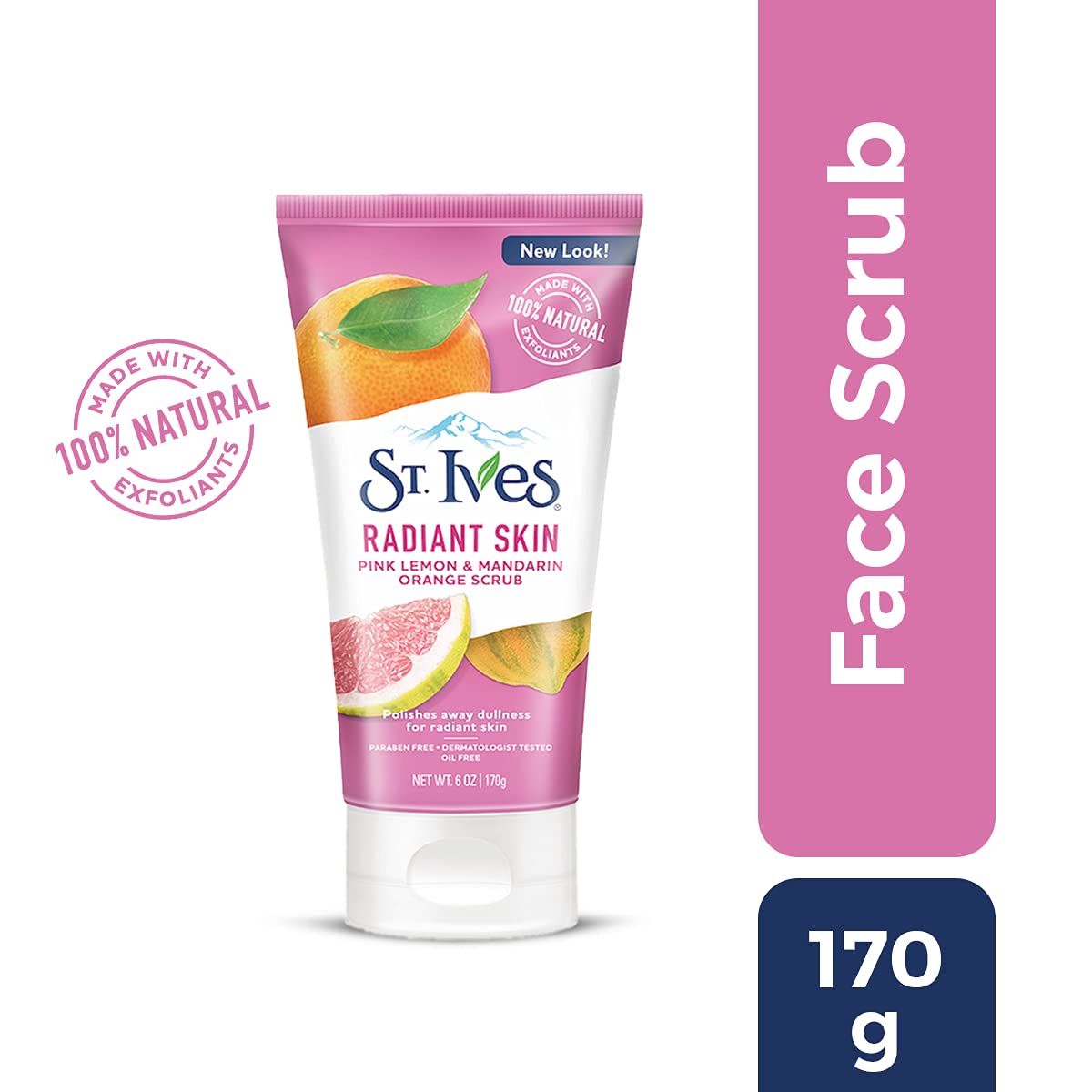 Foto 3 pulgar | Exfoliante Facial St. Ives Radiant Skin Rosa Limón Mandarín 177 Ml - Venta Internacional.
