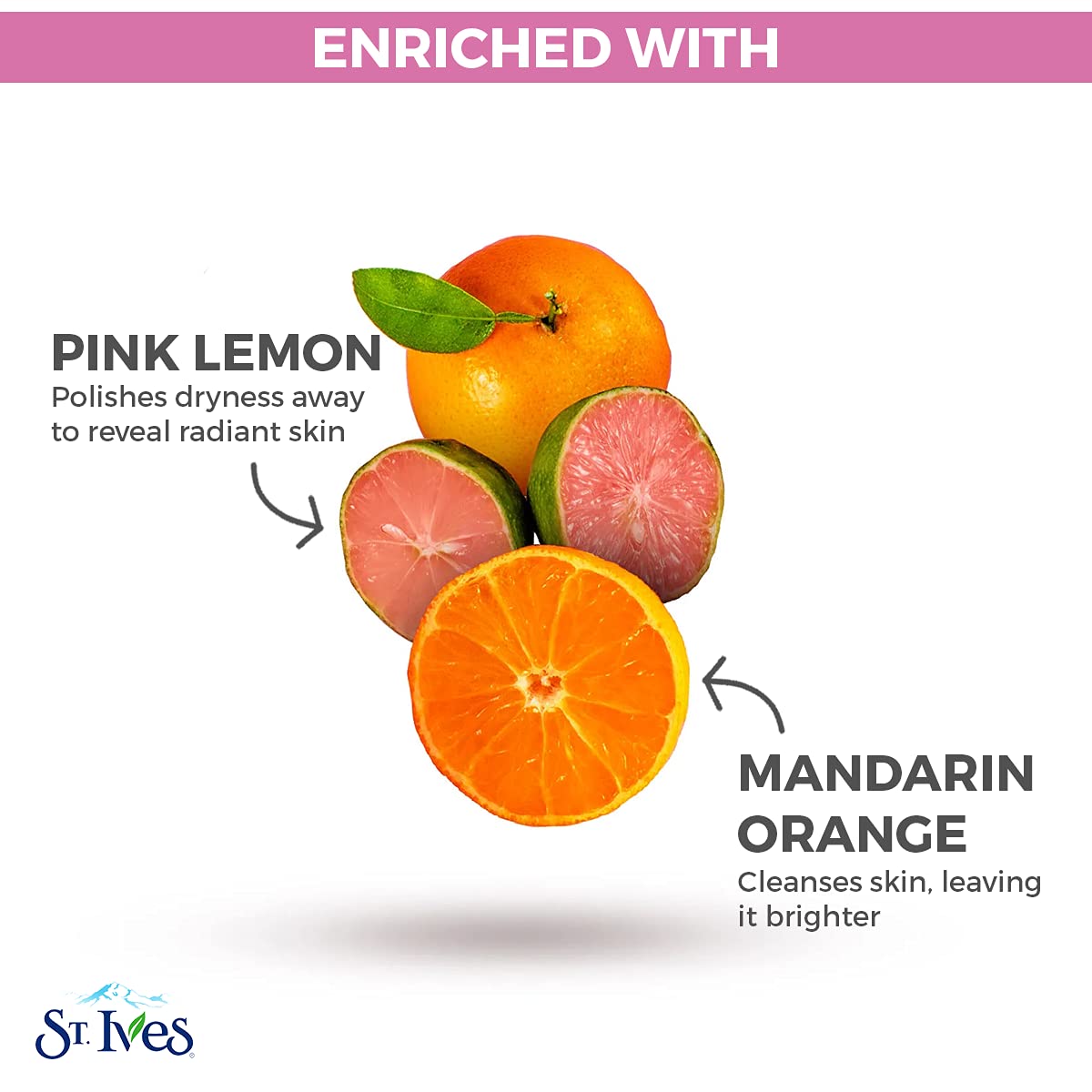 Foto 5 pulgar | Exfoliante Facial St. Ives Radiant Skin Rosa Limón Mandarín 177 Ml - Venta Internacional.