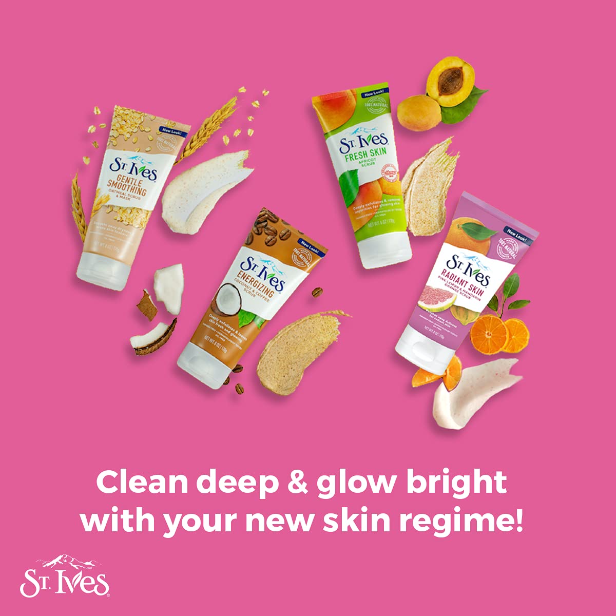 Foto 7 pulgar | Exfoliante Facial St. Ives Radiant Skin Rosa Limón Mandarín 177 Ml - Venta Internacional.