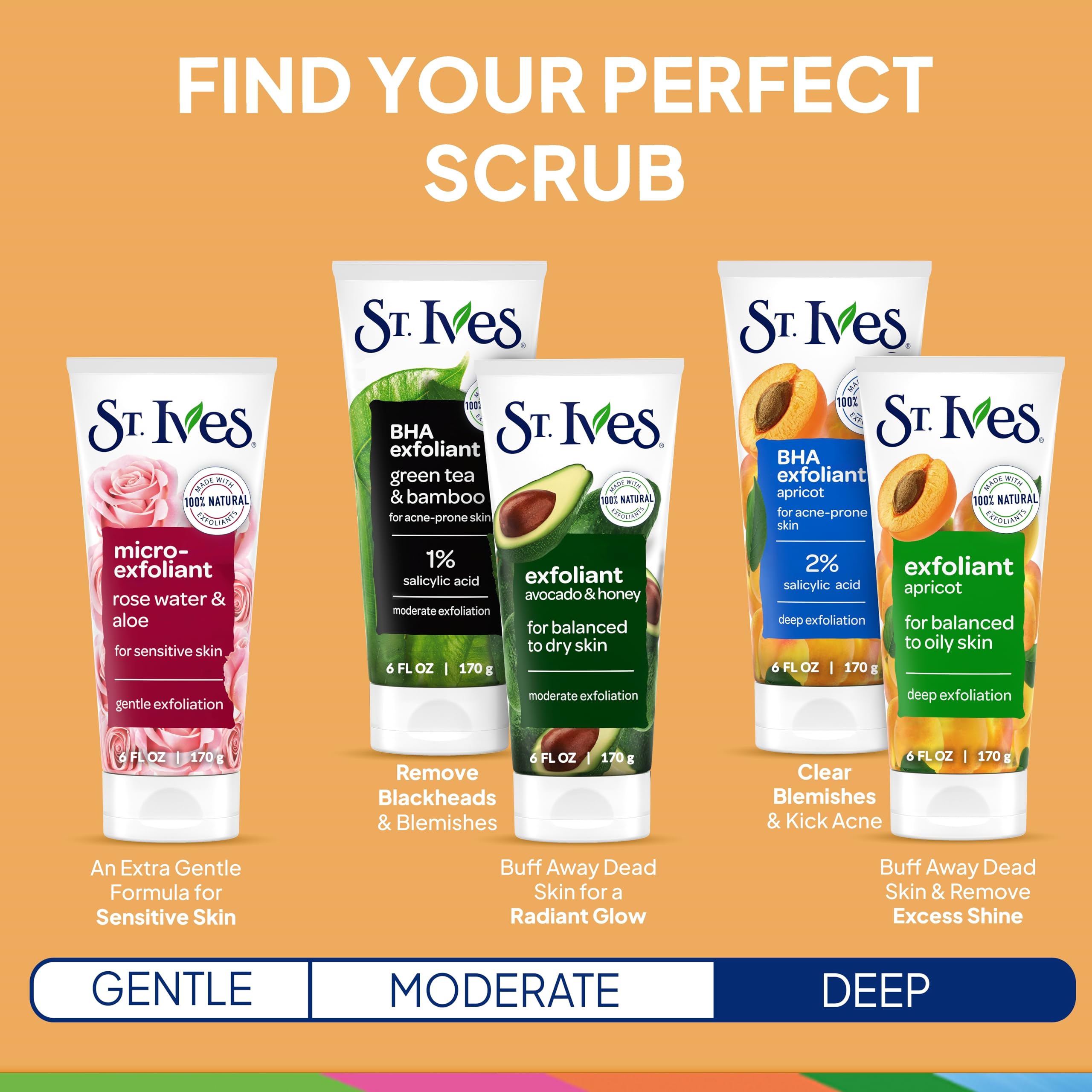 Foto 8 pulgar | Exfoliante Profundo De Albaricoque St. Ives Fresh Skin, 180 Ml - Venta Internacional.