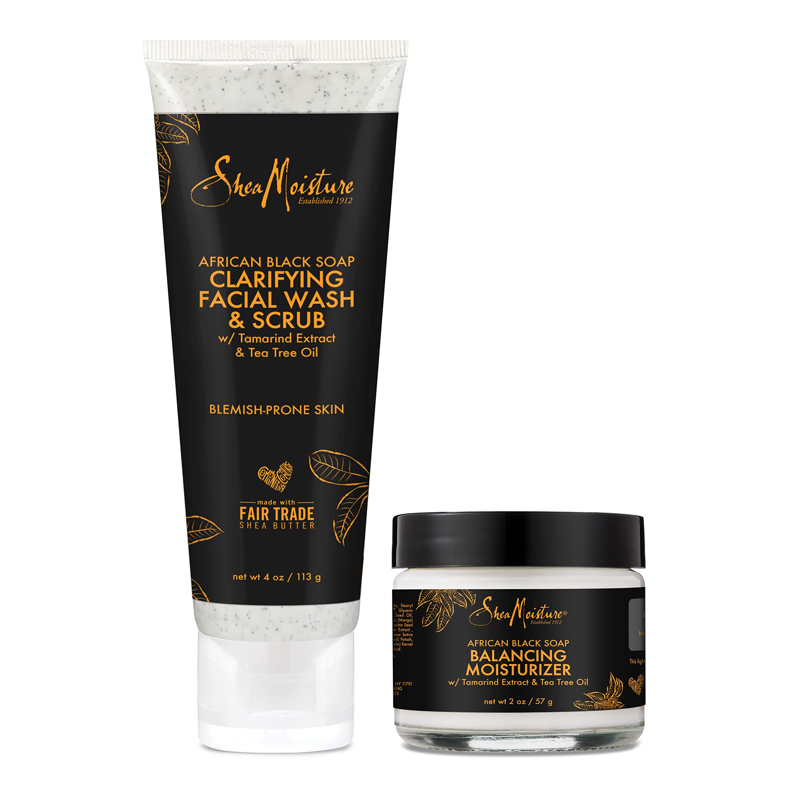 Set De Cuidado De La Piel Sheamoisture, Jabón Y Loción Negra Africana - Venta Internacional.