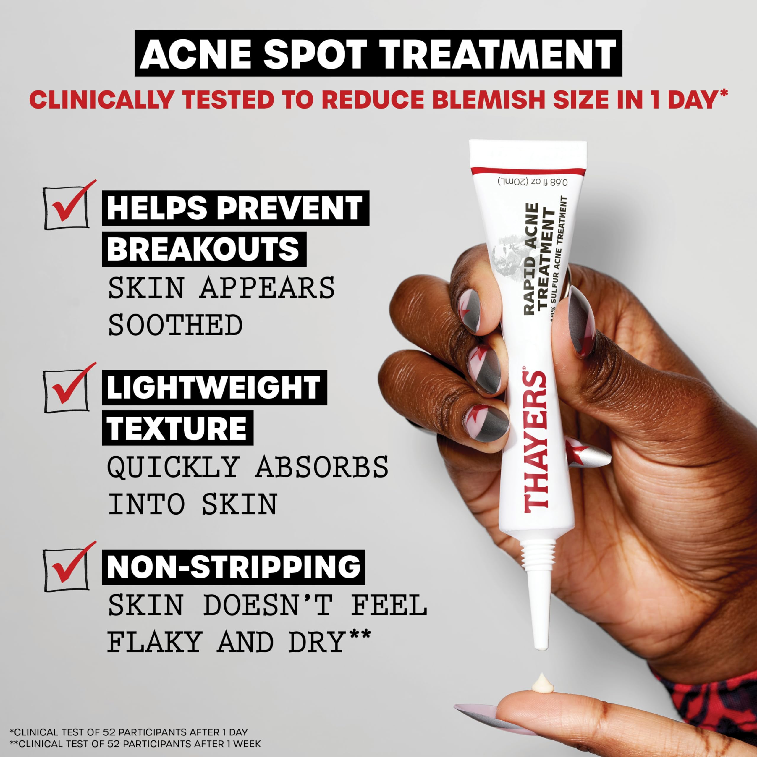 Foto 3 pulgar | Tratamiento Para El Acné Thayers Rapid Con 10% De Azufre Y Niacinamida, 20 Ml - Venta Internacional.