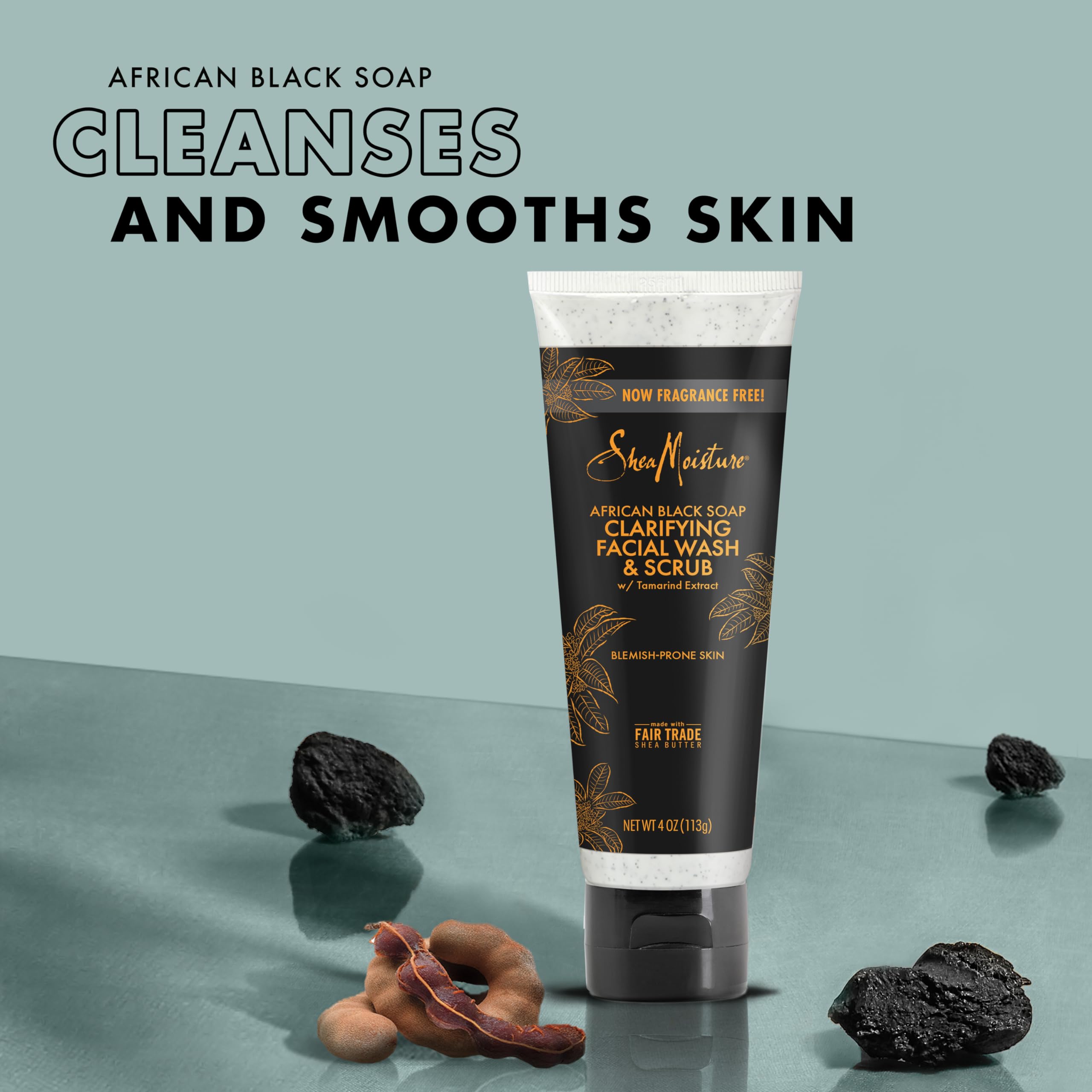 Foto 3 pulgar | Jabón Negro Africano Sheamoisture Para Lavado Y Exfoliación Facial, 120 Ml - Venta Internacional.