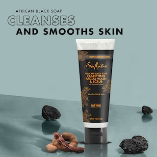 Foto 2 | Jabón Negro Africano Sheamoisture Para Lavado Y Exfoliación Facial, 120 Ml - Venta Internacional.