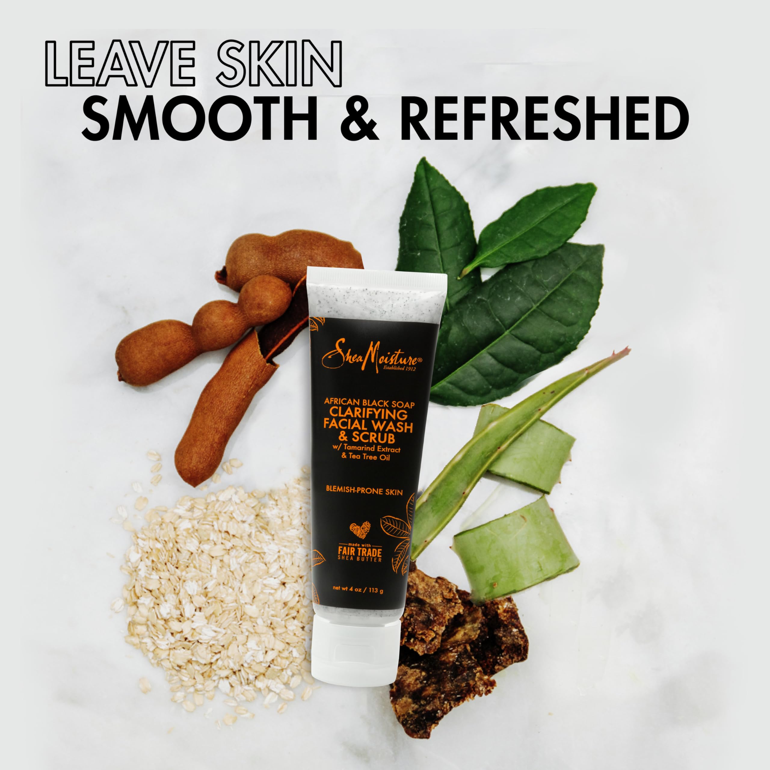 Foto 4 pulgar | Jabón Negro Africano Sheamoisture Para Lavado Y Exfoliación Facial, 120 Ml - Venta Internacional.