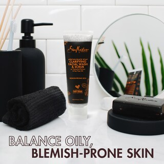 Foto 4 | Jabón Negro Africano Sheamoisture Para Lavado Y Exfoliación Facial, 120 Ml - Venta Internacional.