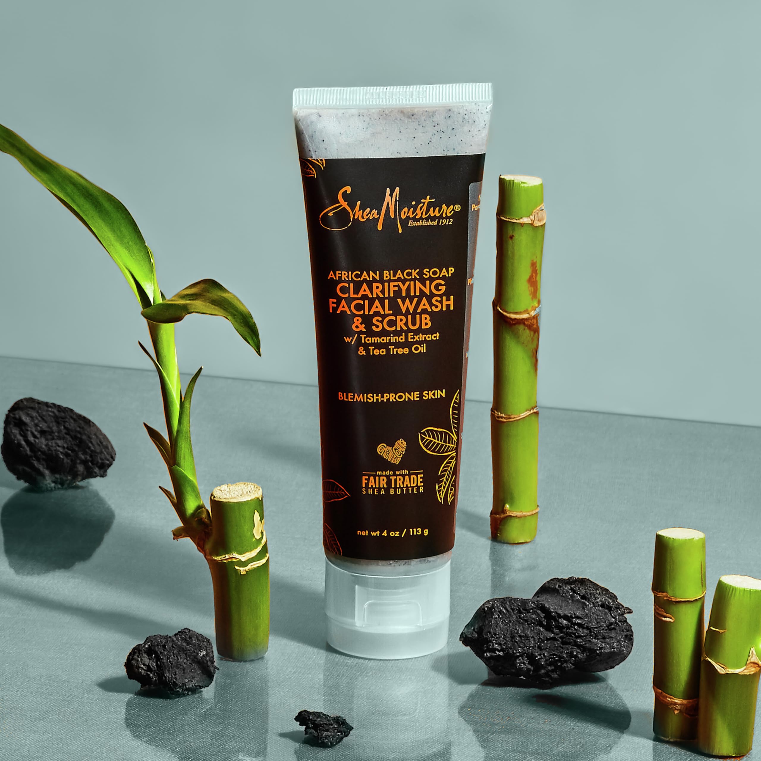 Foto 7 pulgar | Jabón Negro Africano Sheamoisture Para Lavado Y Exfoliación Facial, 120 Ml - Venta Internacional.