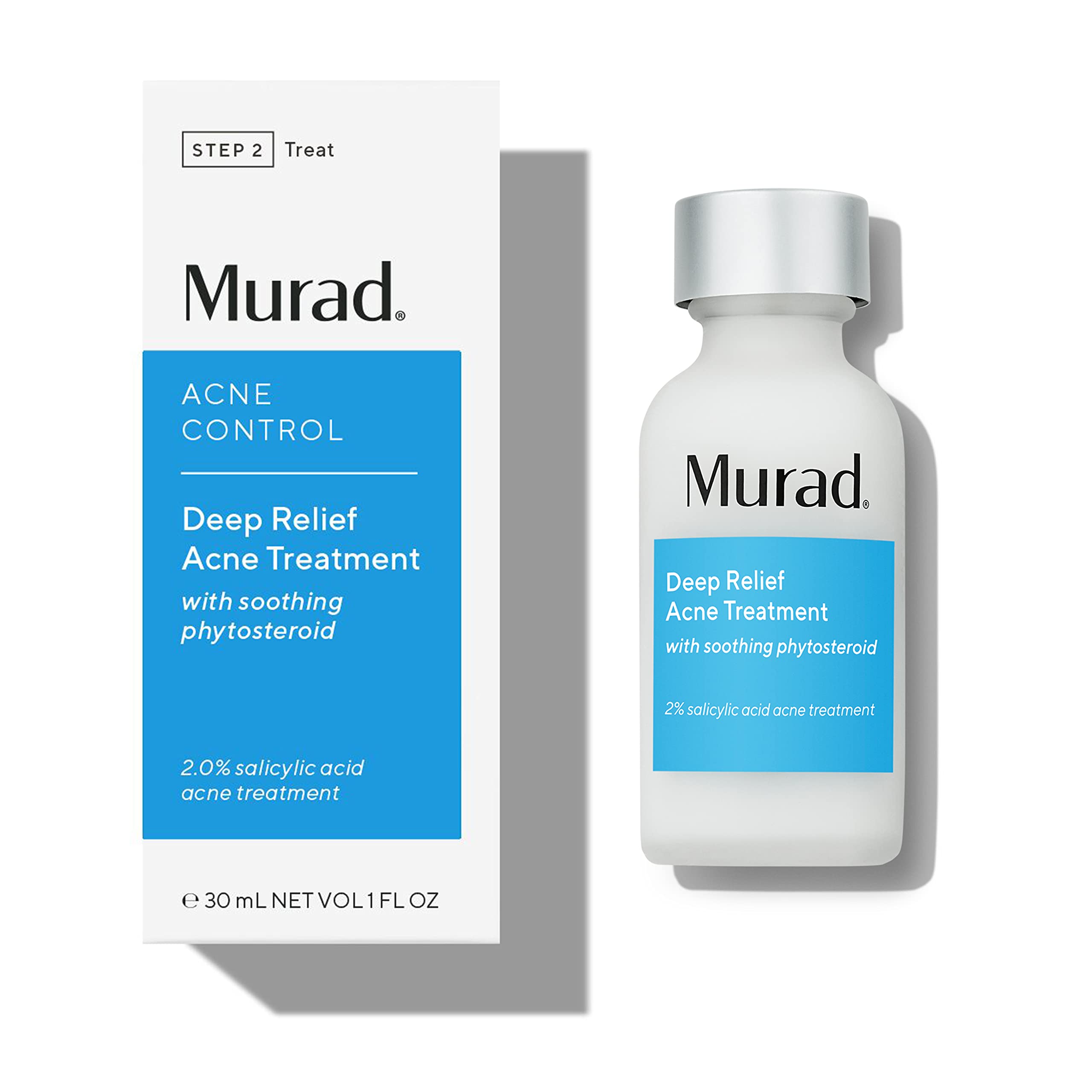 Tratamiento Para El Acné Murad Deep Relief Acne Control, 30 Ml, 2% De Ácido Salicílico - Venta Internacional.