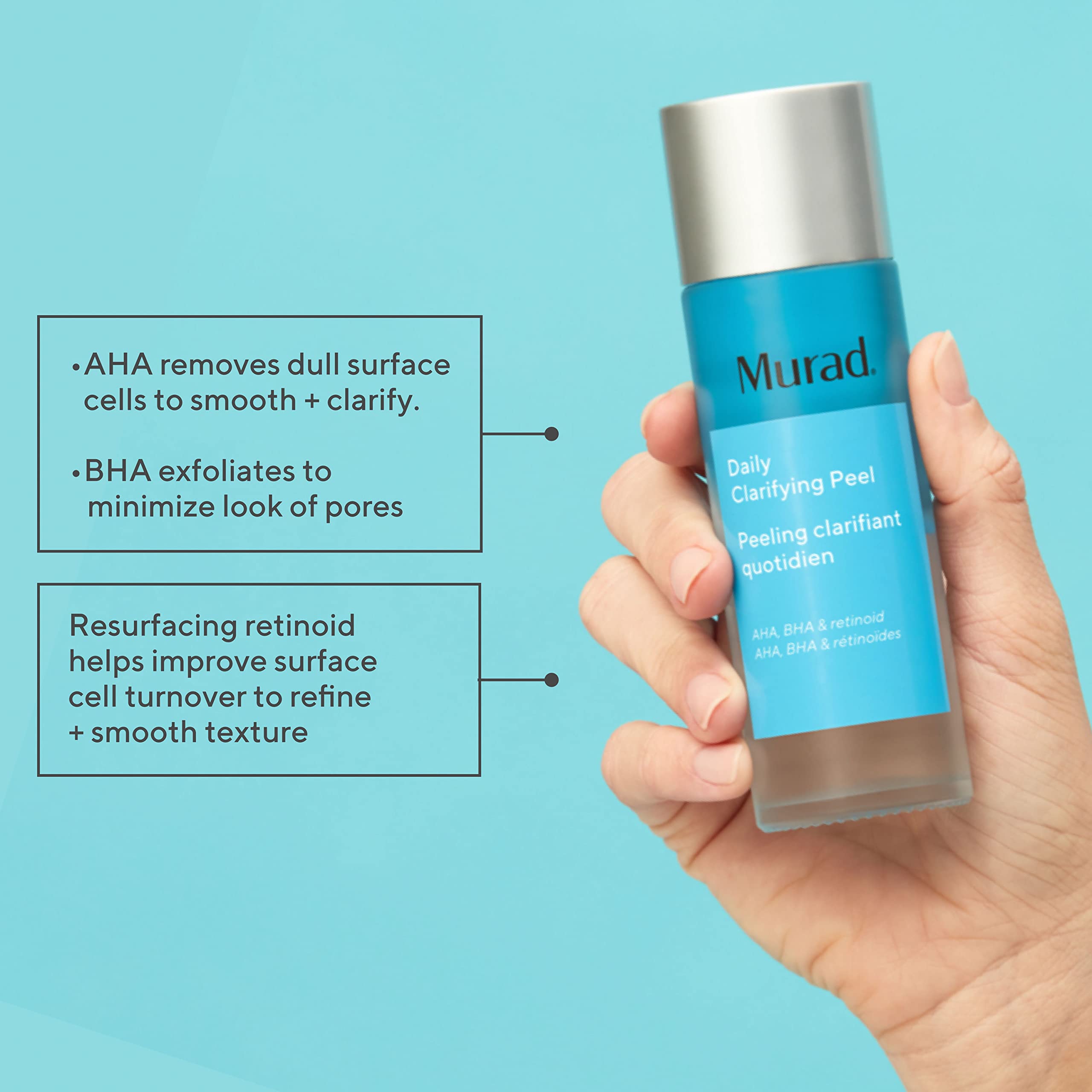 Foto 3 pulgar | Solución Exfoliante Murad Daily Clarifying Retinoide Rejuvenecedor 100 Ml - Venta Internacional