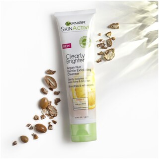 Foto 3 | Exfoliante Facial Garnier Skinactive Argan Nut Con Vitamina C 140 Ml - Venta Internacional.