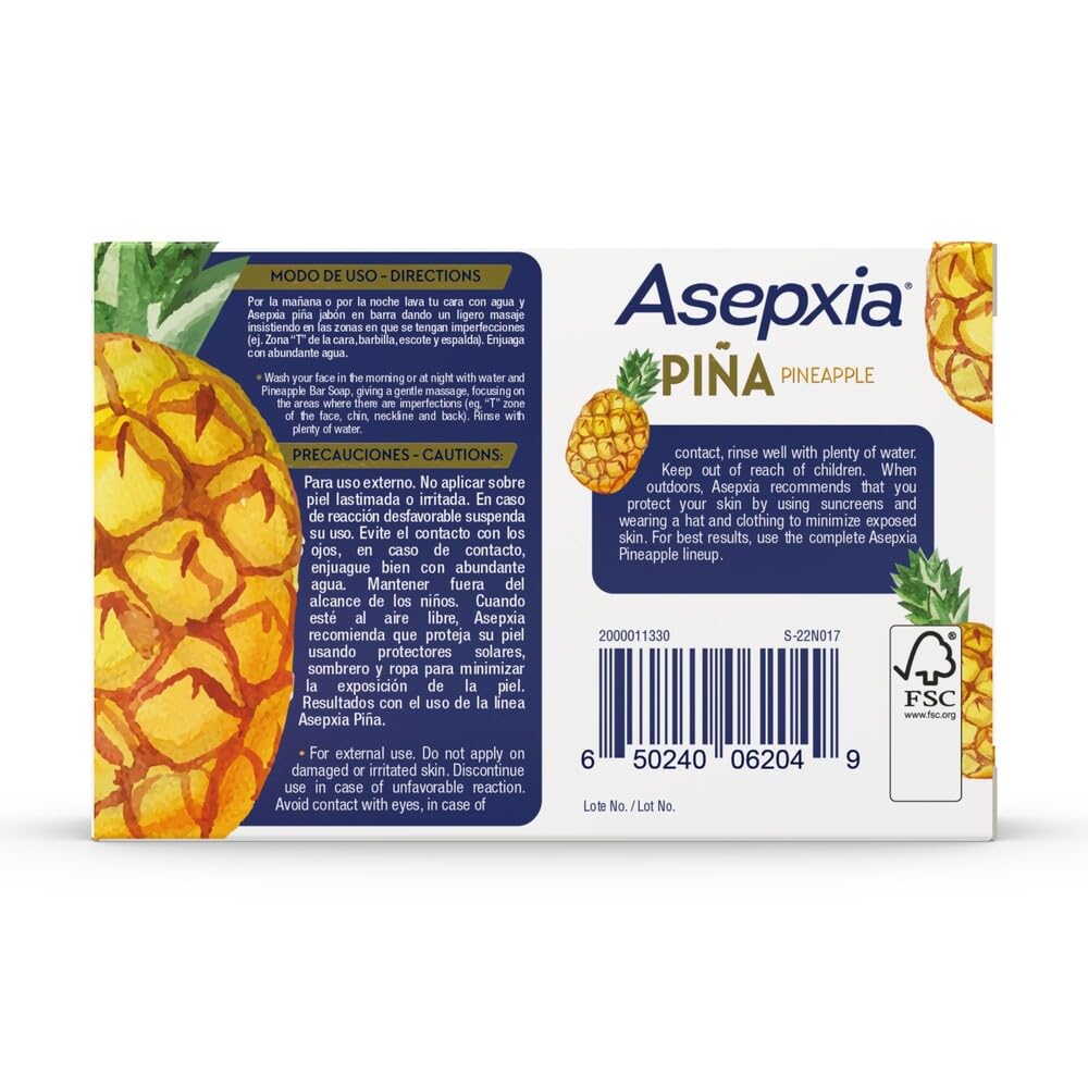 Foto 4 pulgar | Jabón En Barra Asepxia, Limpiador Facial Exfoliante No Abrasivo, 120 Ml - Venta Internacional.