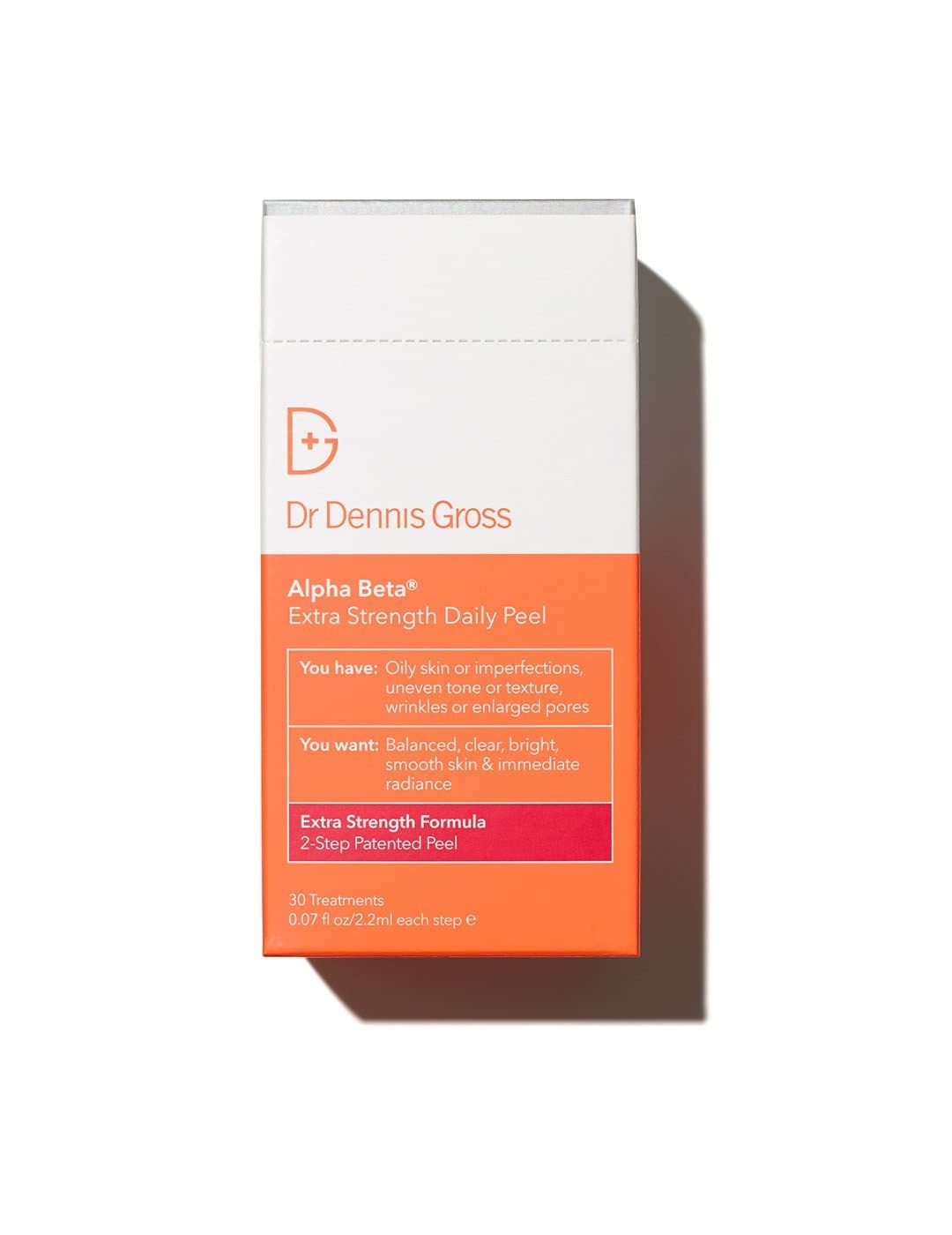 Daily Peel Dr. Dennis Gross Alpha Beta Extra Strength 30 Tratamientos - Venta Internacional.