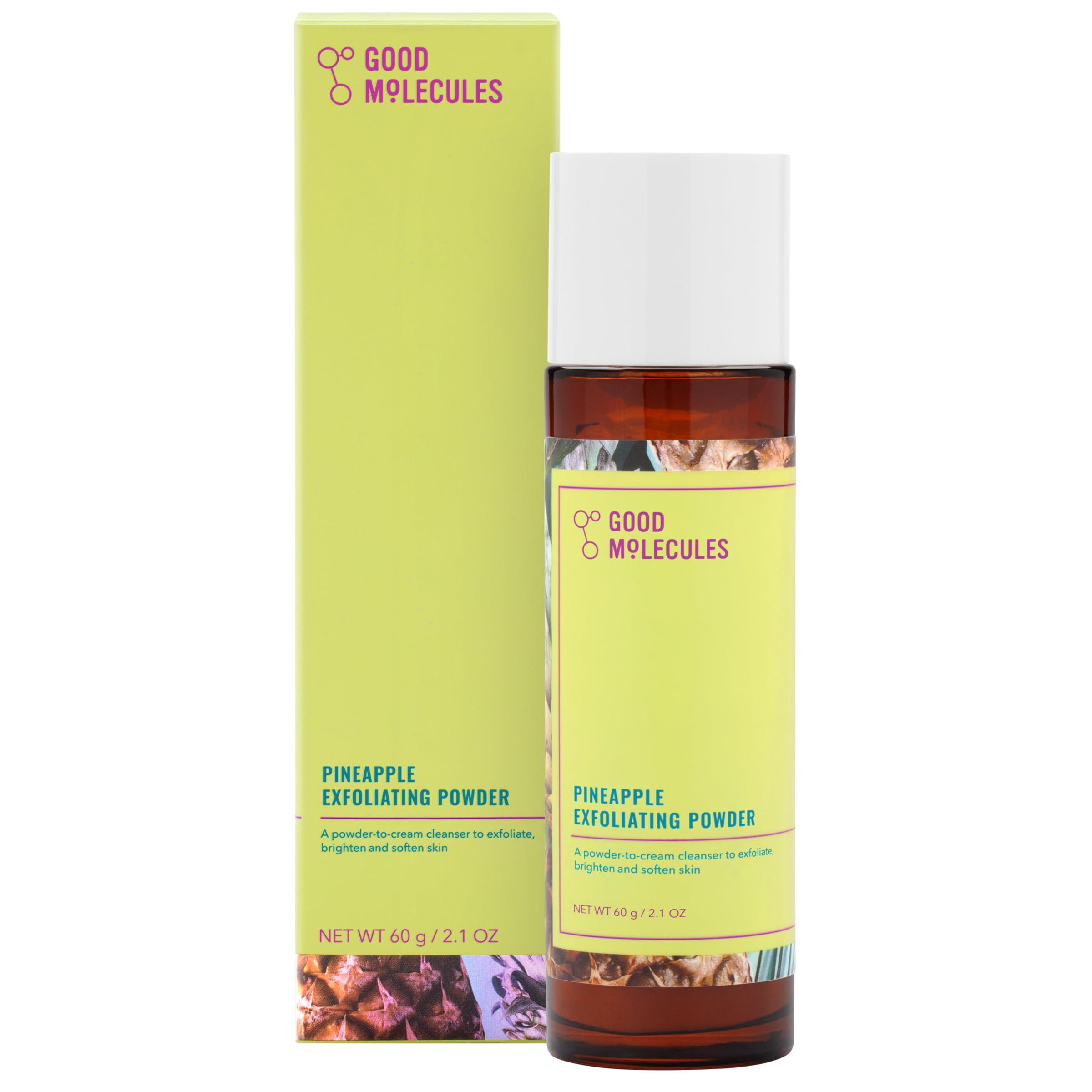 Foto 2 pulgar | Polvo Exfoliante Good Molecules Pineapple 60 G/60 Ml - Venta Internacional.