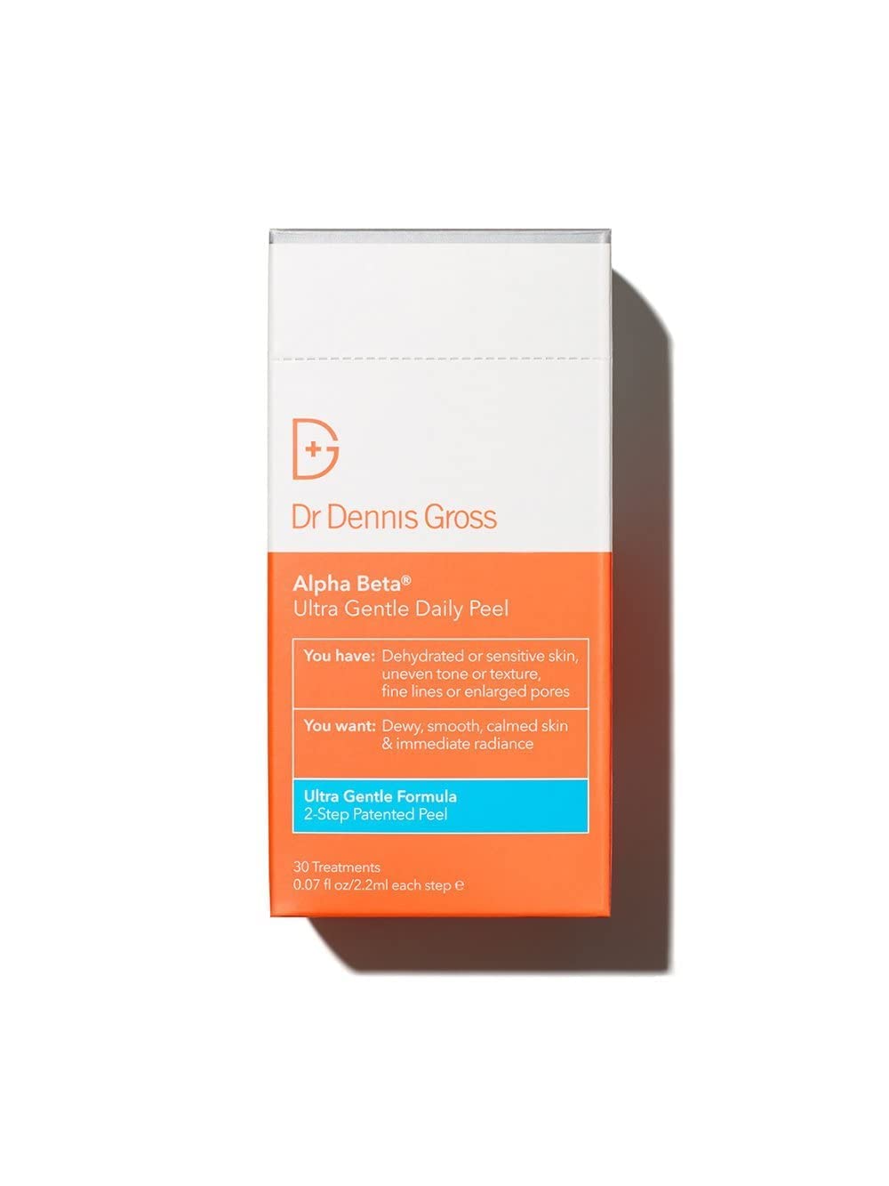 Peel Dr. Dennis Gross Alpha Beta Ultra Suave, 30 Tratamientos Diarios - Venta Internacional.