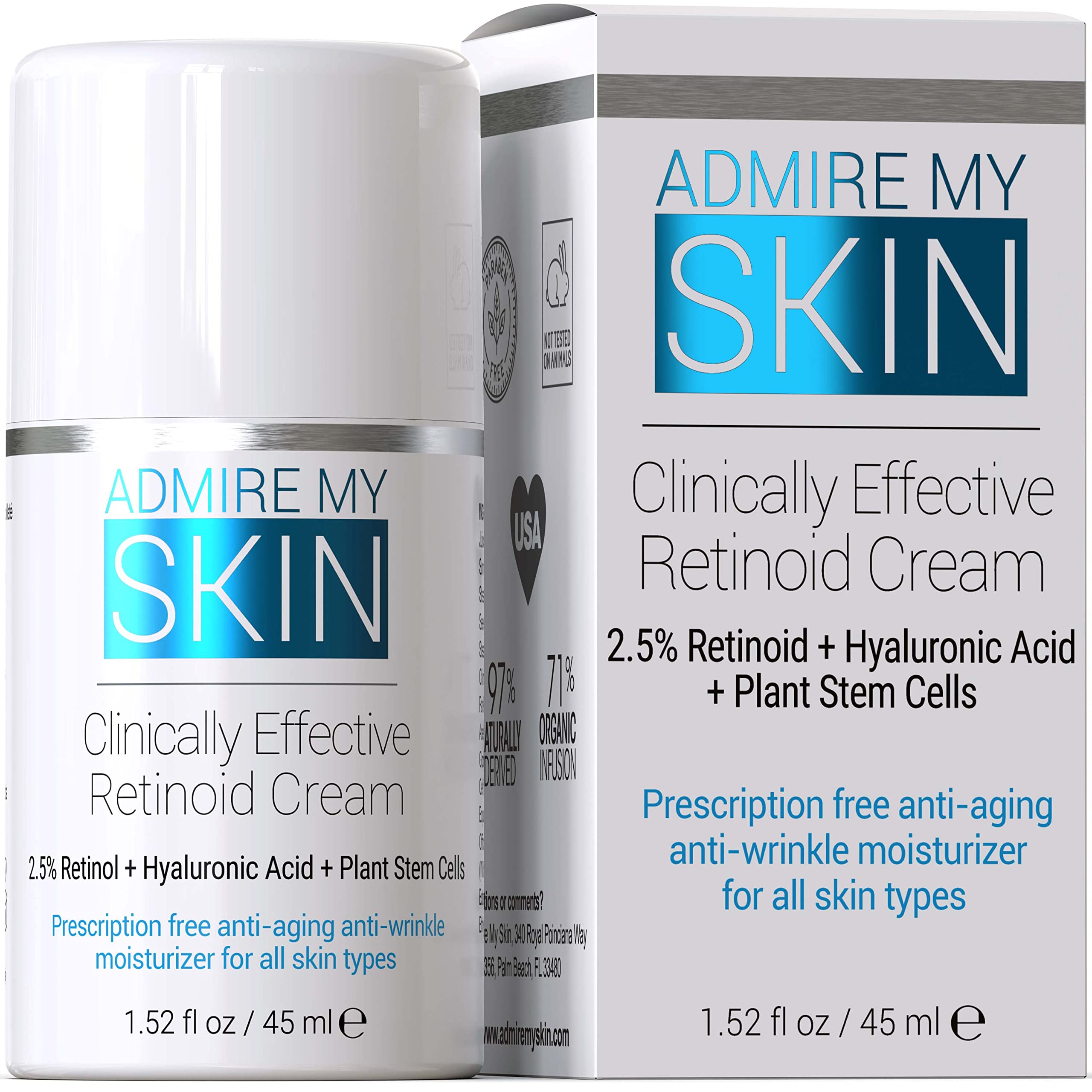 Foto 2 pulgar | Crema Admire My Skin Facial de 45 ml-Venta Internacional