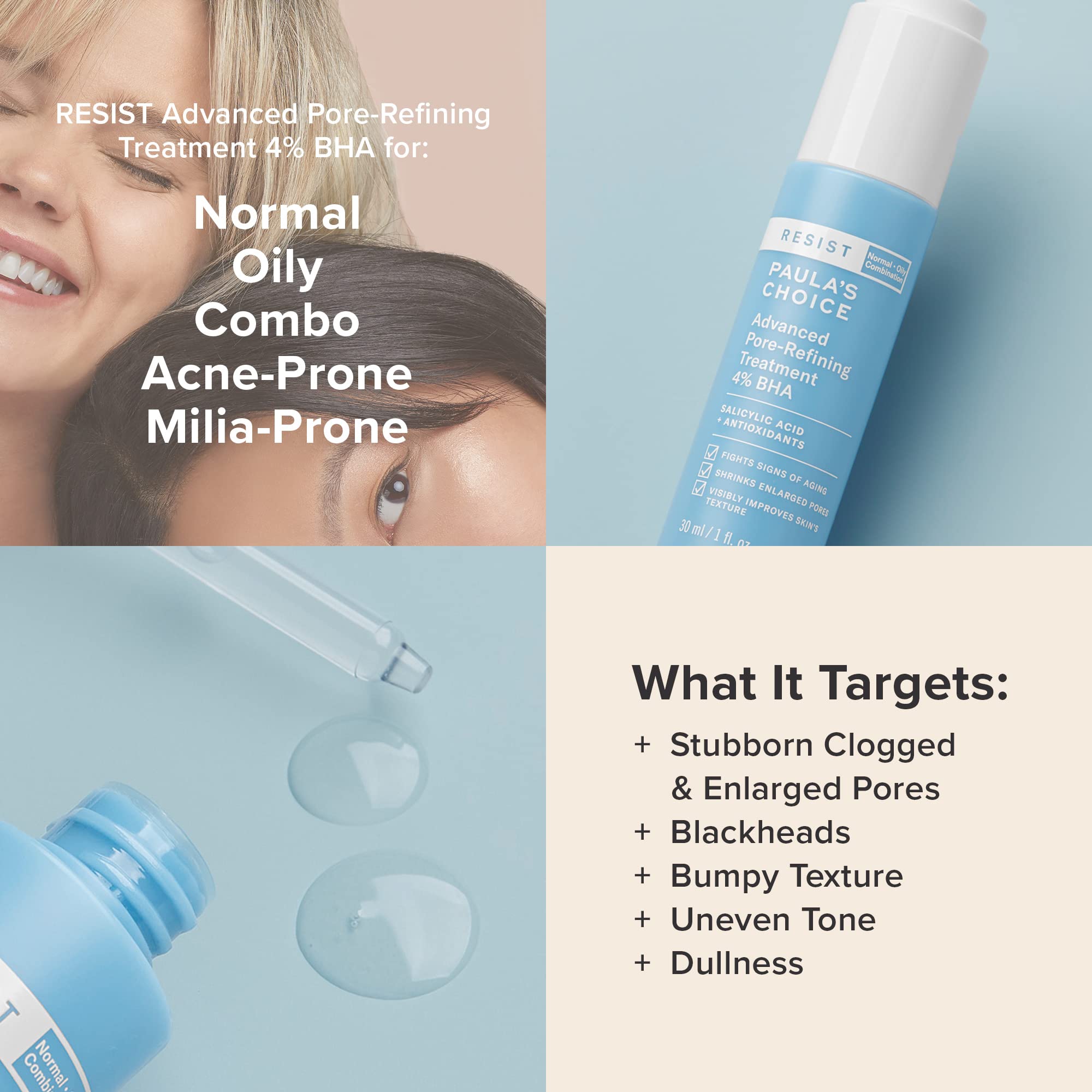Foto 4 | Sérum Paula's Choice Resist Advanced Pore Refining 4% Bha 30 ml - Venta Internacional