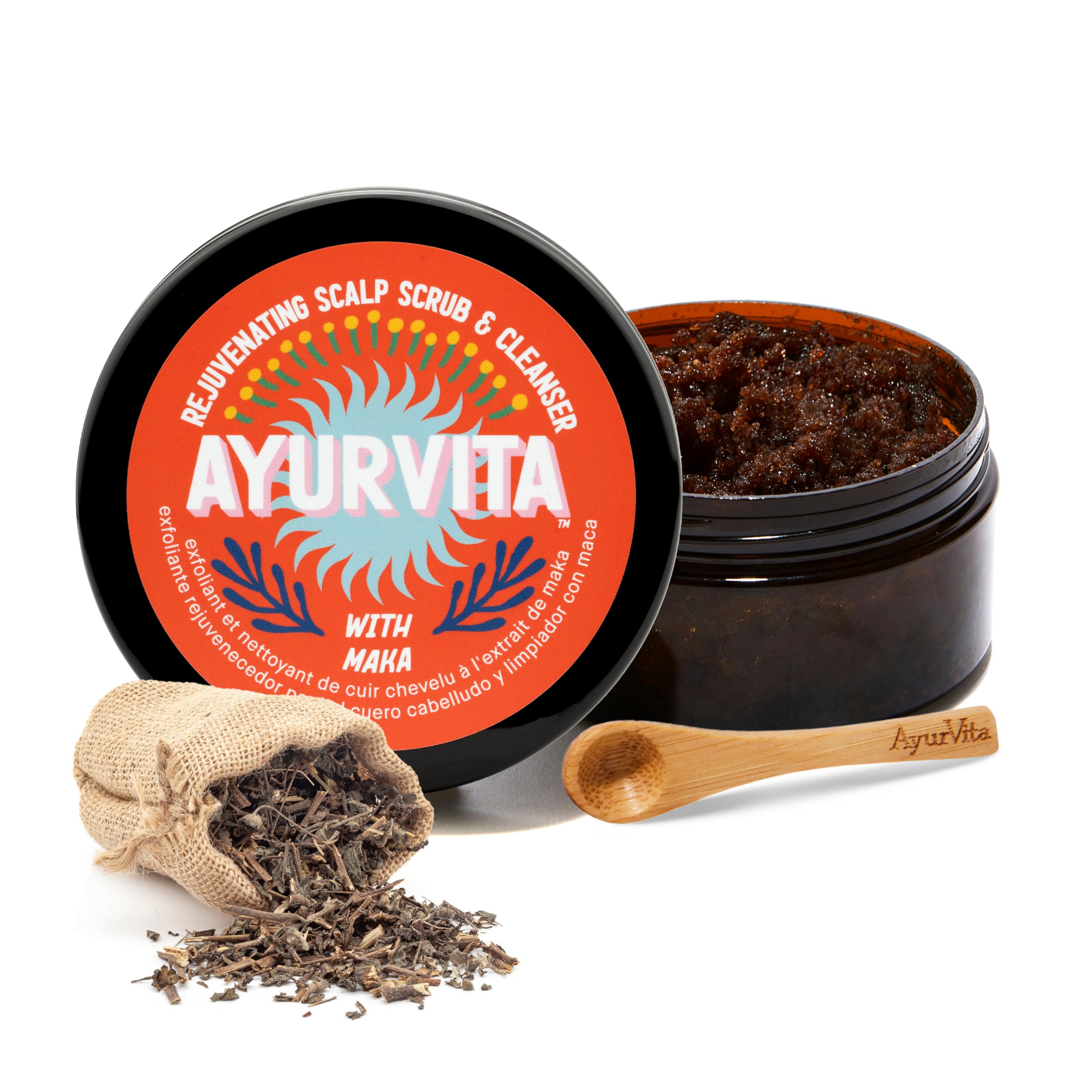 Foto 2 pulgar | Exfoliante Y Limpiador Para Cuero Cabelludo Ayurvita Ayurvita 200 Ml Para Crecimiento Del Cabello - Venta Internacional.