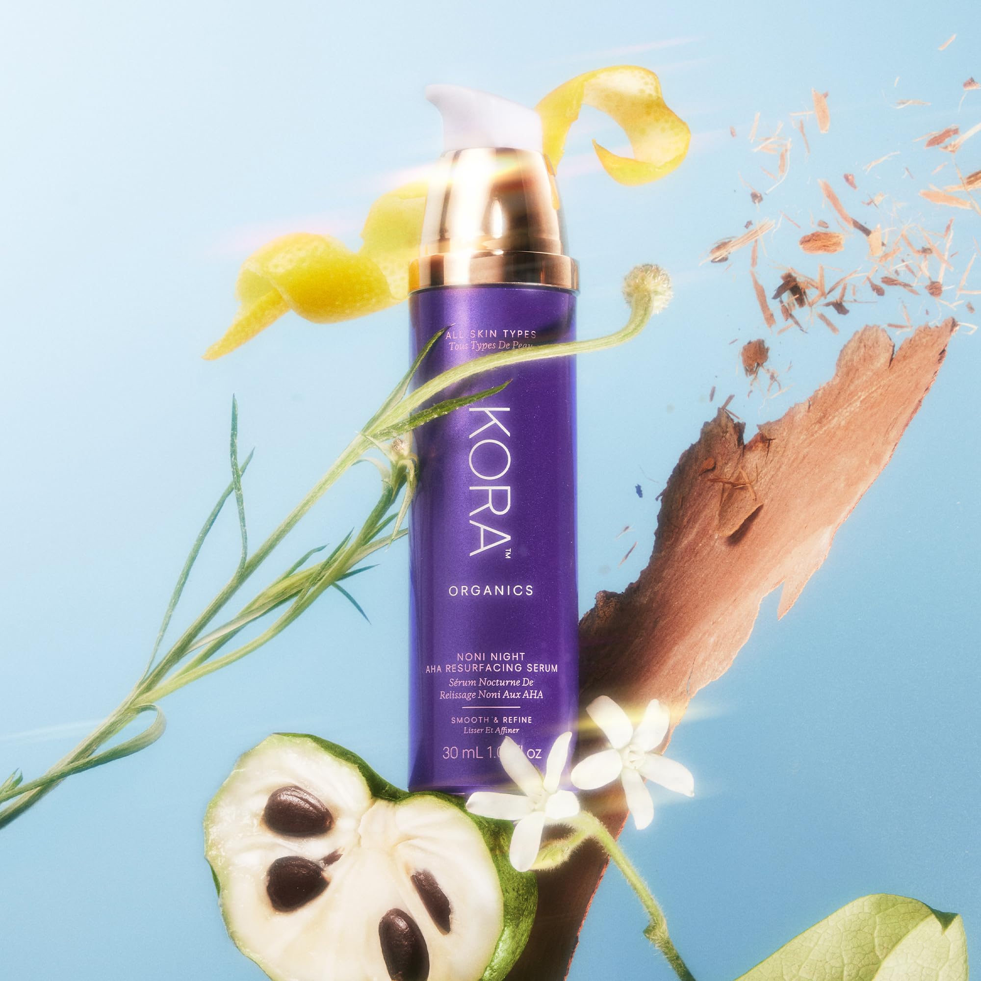 Foto 7 pulgar | Sérum Rejuvenecedor Nocturno Aha Kora Organics Noni Night 30 Ml - Venta Internacional.