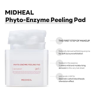 Foto 5 | Peeling Pad Mediheal Phyto Enzyme Rejuvenecimiento Facial Vegano - Venta Internacional.