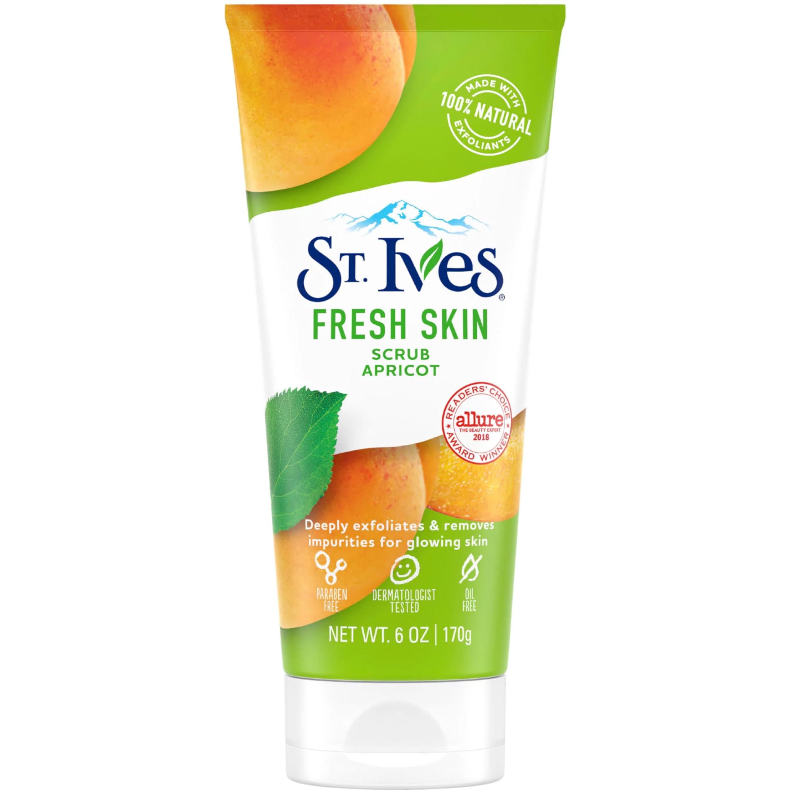 Foto 2 pulgar | Scrub St. Ives Fresh Skin, Albaricoque Revitalizante, 177 Ml (paquete De 2) - Venta Internacional.