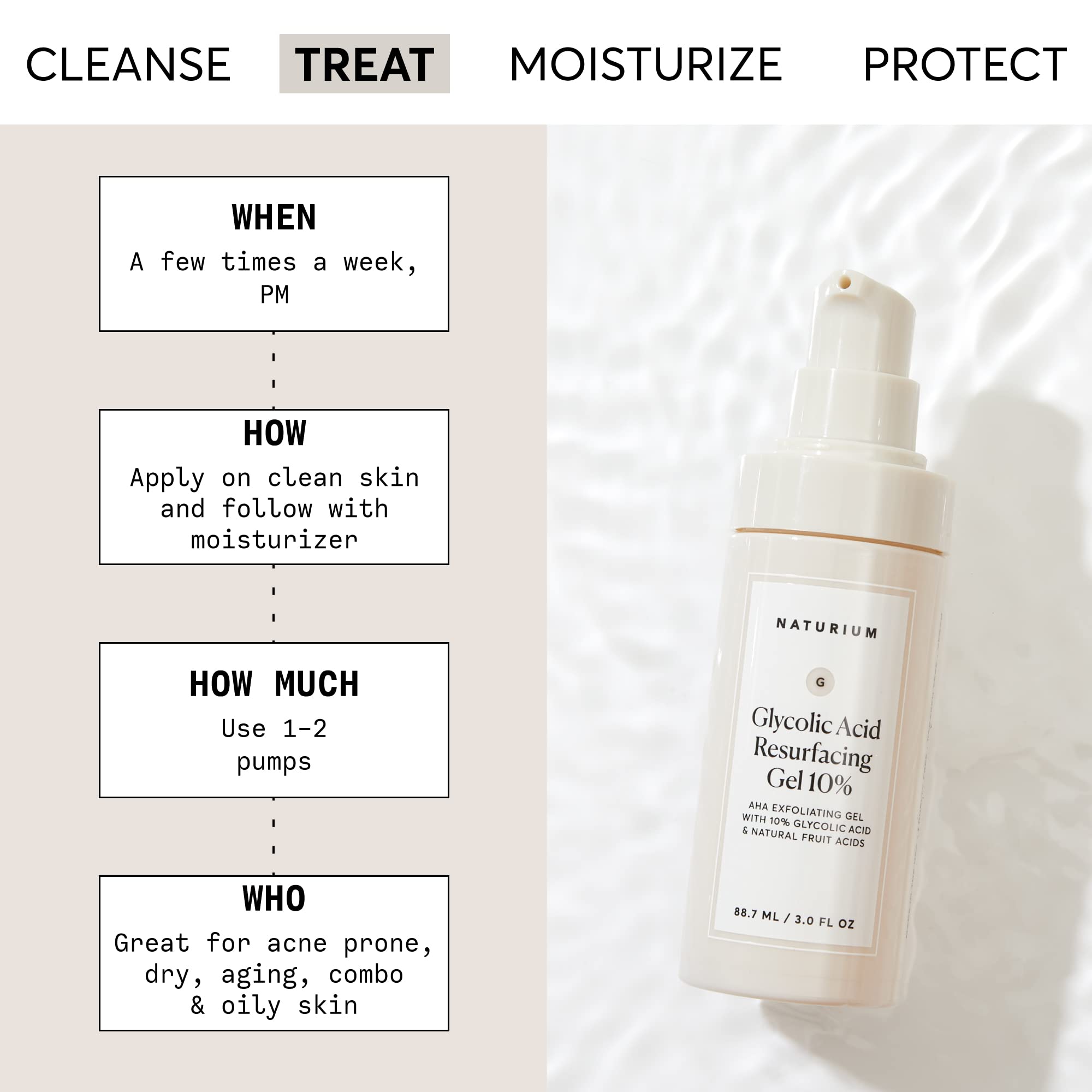 Foto 4 pulgar | Gel Exfoliante Naturium con Ácido Glicólico 10% 90 ml - Venta Internacional