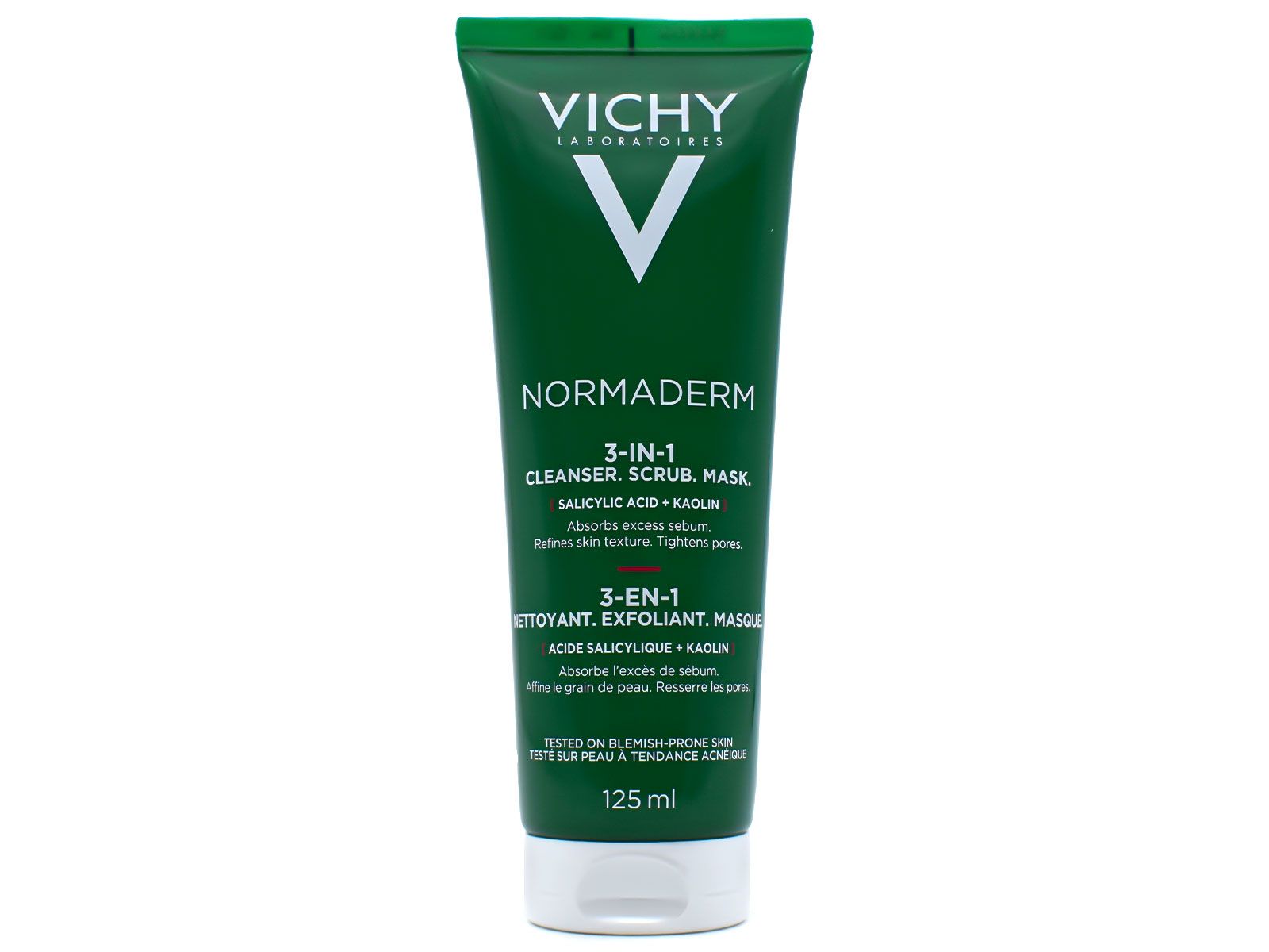 Vichy Normaderm  Limpiador Exfoliante Y Mascarilla 3 En 1  125ml