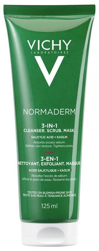 Foto 4 pulgar | Vichy Normaderm  Limpiador Exfoliante Y Mascarilla 3 En 1  125ml
