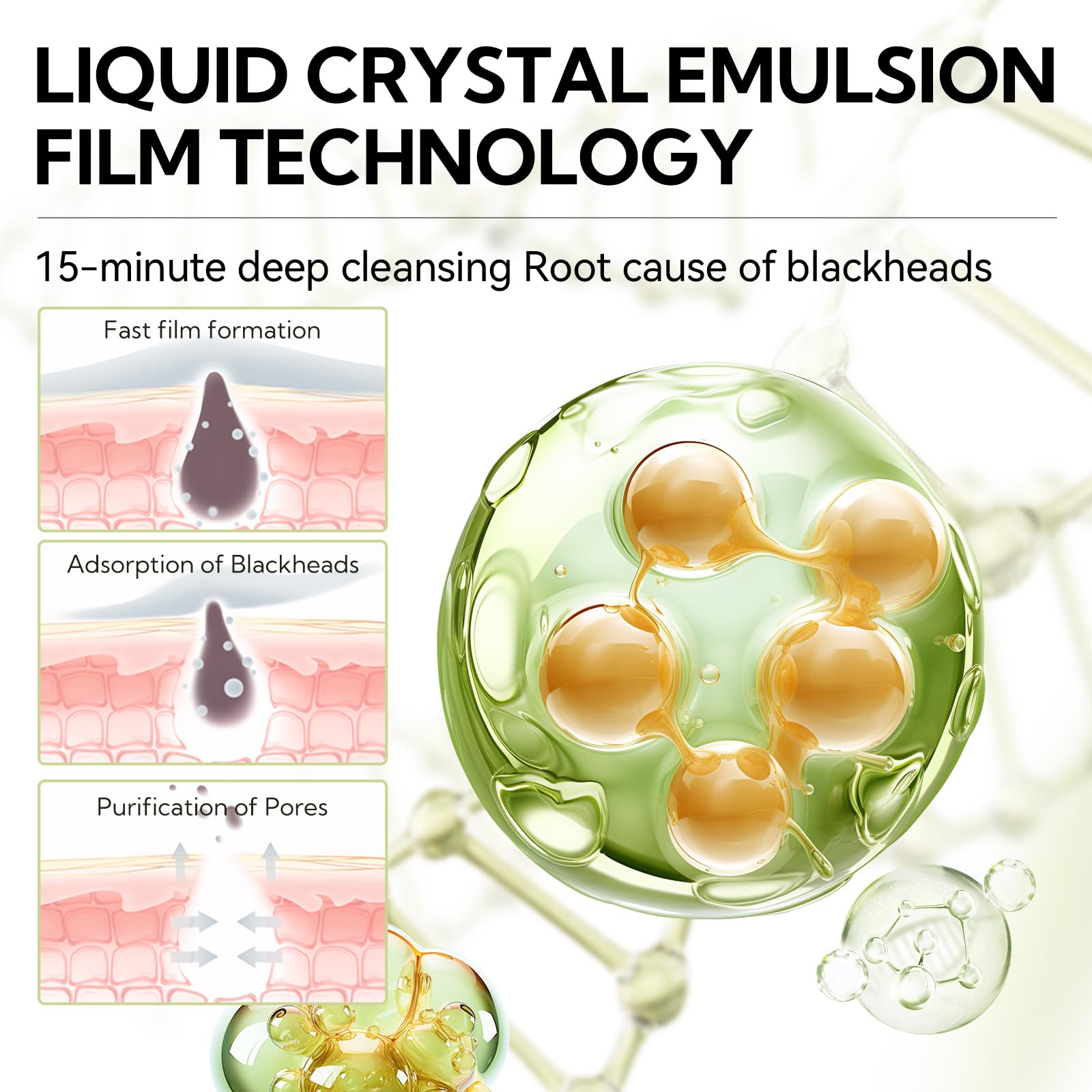 Foto 8 pulgar | Eliminador De Puntos Negros Lanbena 60 Tiras Para Poros Con Crema, 30 G - Venta Internacional.
