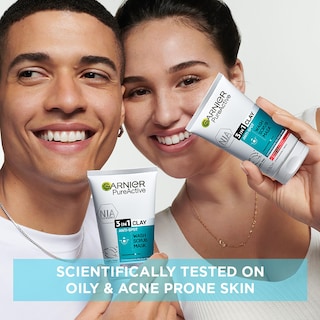 Foto 5 | Limpiador, Exfoliante Y Mascarilla Garnier Skin Naturals Pure 150 Ml - Venta Internacional.