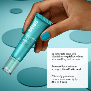 Foto 2 | Tratamiento Para Manchas De Acné Bliss Clear Genius Con Ácido Salicílico Al 2% - Venta Internacional.