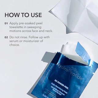 Foto 5 | Almohadillas De Rejuvenecimiento Hydropeptide 5x Power Peel 120 Ml - Venta Internacional.