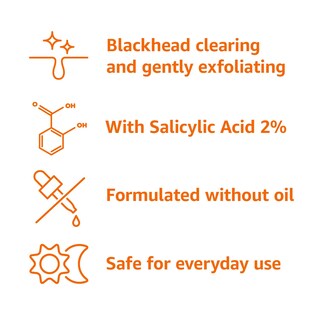 Foto 3 | Limpiador De Puntos Negros Con Ácido Salicílico Scrub Amazon Basics, 150 Ml, Paquete De 2 - Venta Internacional.