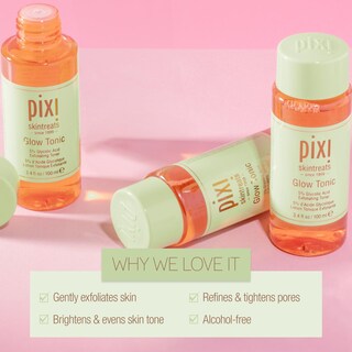 Foto 5 | Tónico Exfoliante Facial Pixi Beauty Skintreats Glow Tonic 100 ml - Venta Internacional