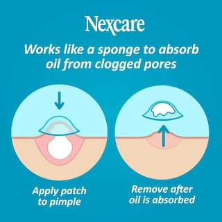 Foto 2 | Cubierta Para El Acné Nexcare Skin Cover Absorbe El Pus Y La Grasa X36 - Venta Internacional.