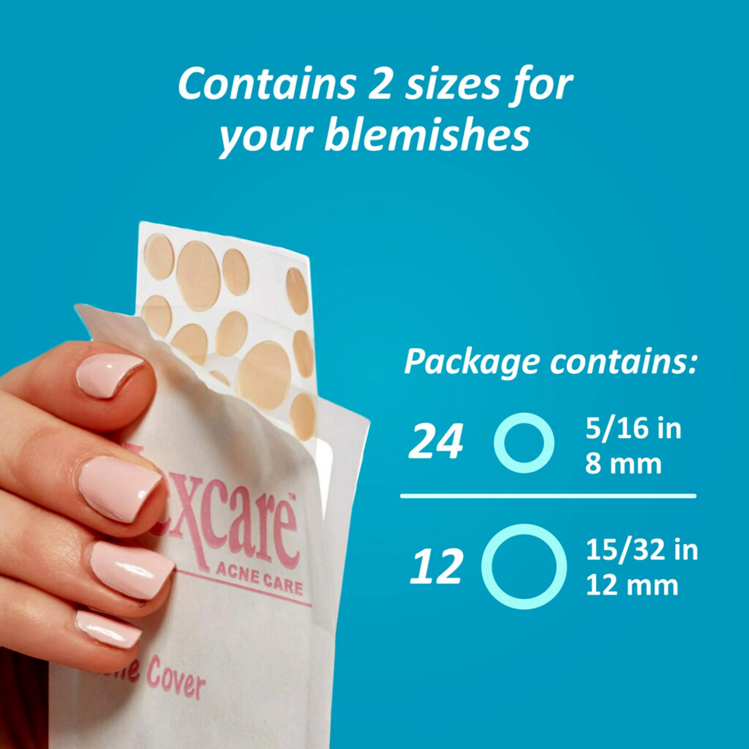 Foto 3 | Cubierta Para El Acné Nexcare Skin Cover Absorbe El Pus Y La Grasa X36 - Venta Internacional.