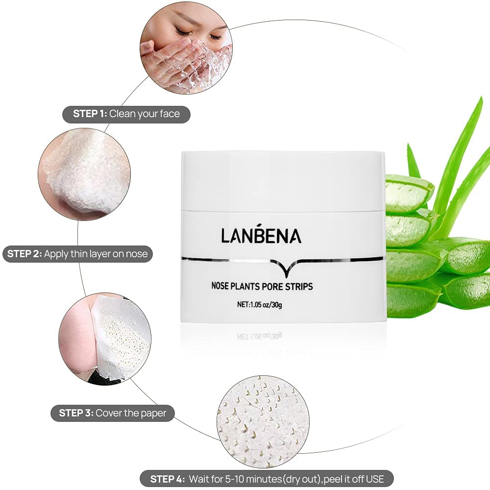 Foto 5 pulgar | Mascarilla Removedor de Puntos Negros Lanbena para Rostro y Nariz - Venta Internacional