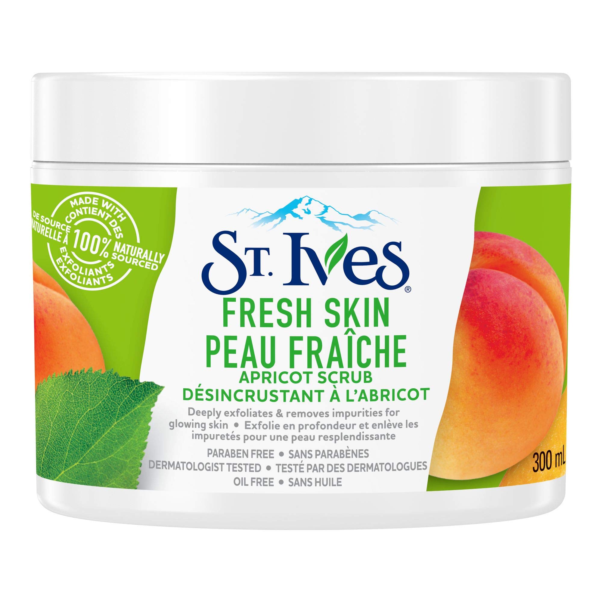 Exfoliante Facial St. Ives Fresh Skin 300 Ml Con Extracto De Albaricoque - Venta Internacional.