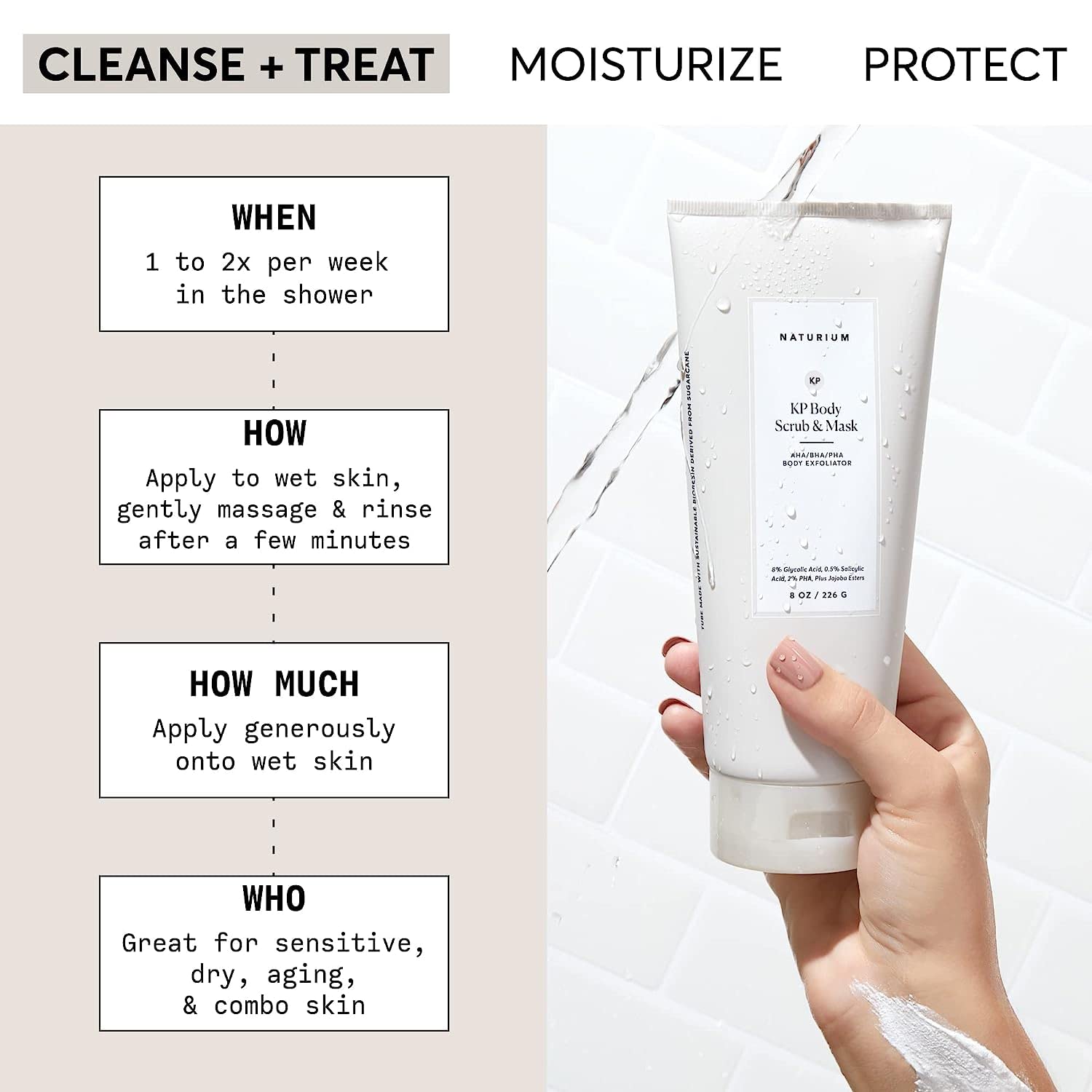 Foto 3 pulgar | Exfoliante Y Máscara Corporal Naturium Kp Bump Eraser 240 Ml - Venta Internacional.