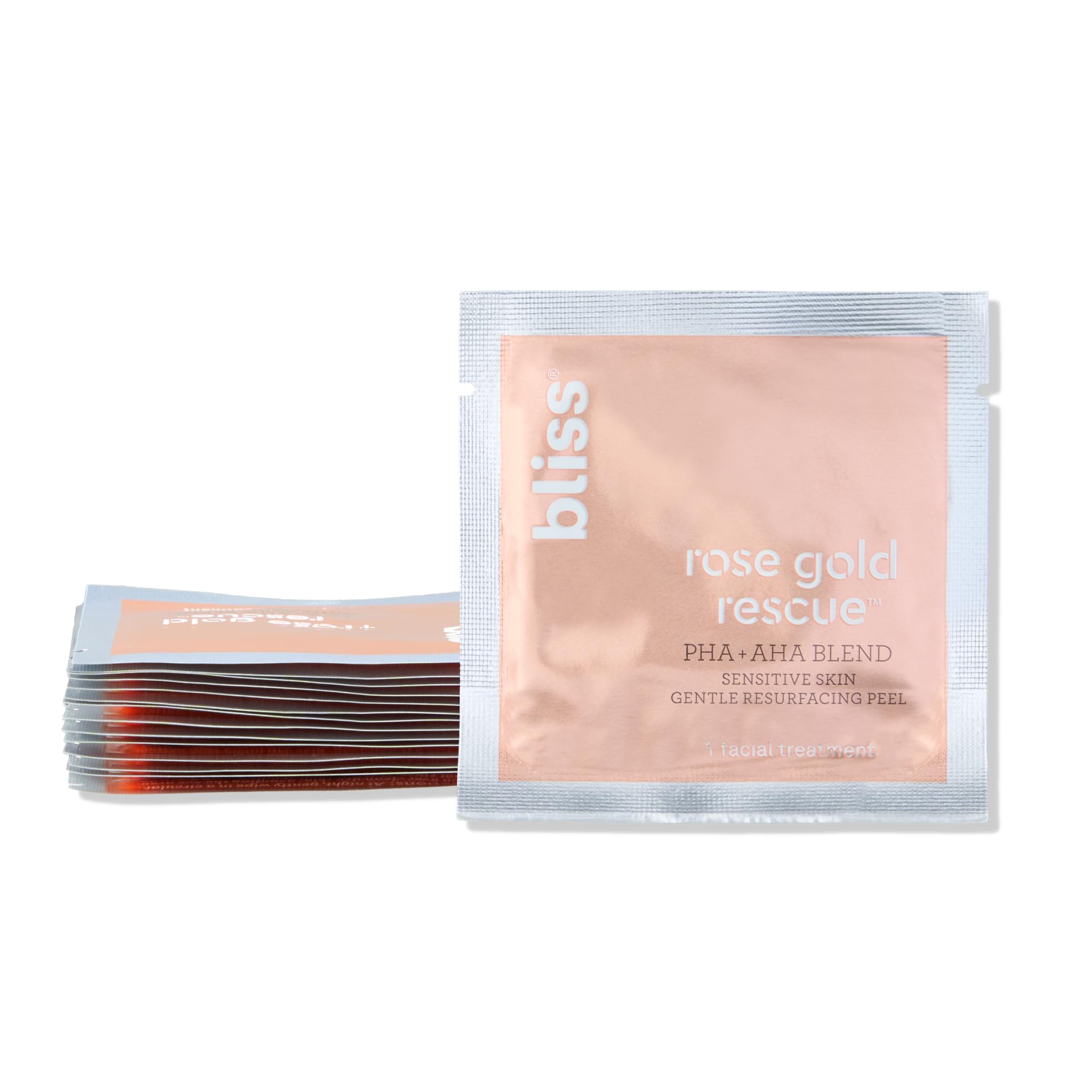 15 Pastillas Rescue Daily Peel Bliss Rose Gold, 8% Pha + Aha - Venta Internacional.