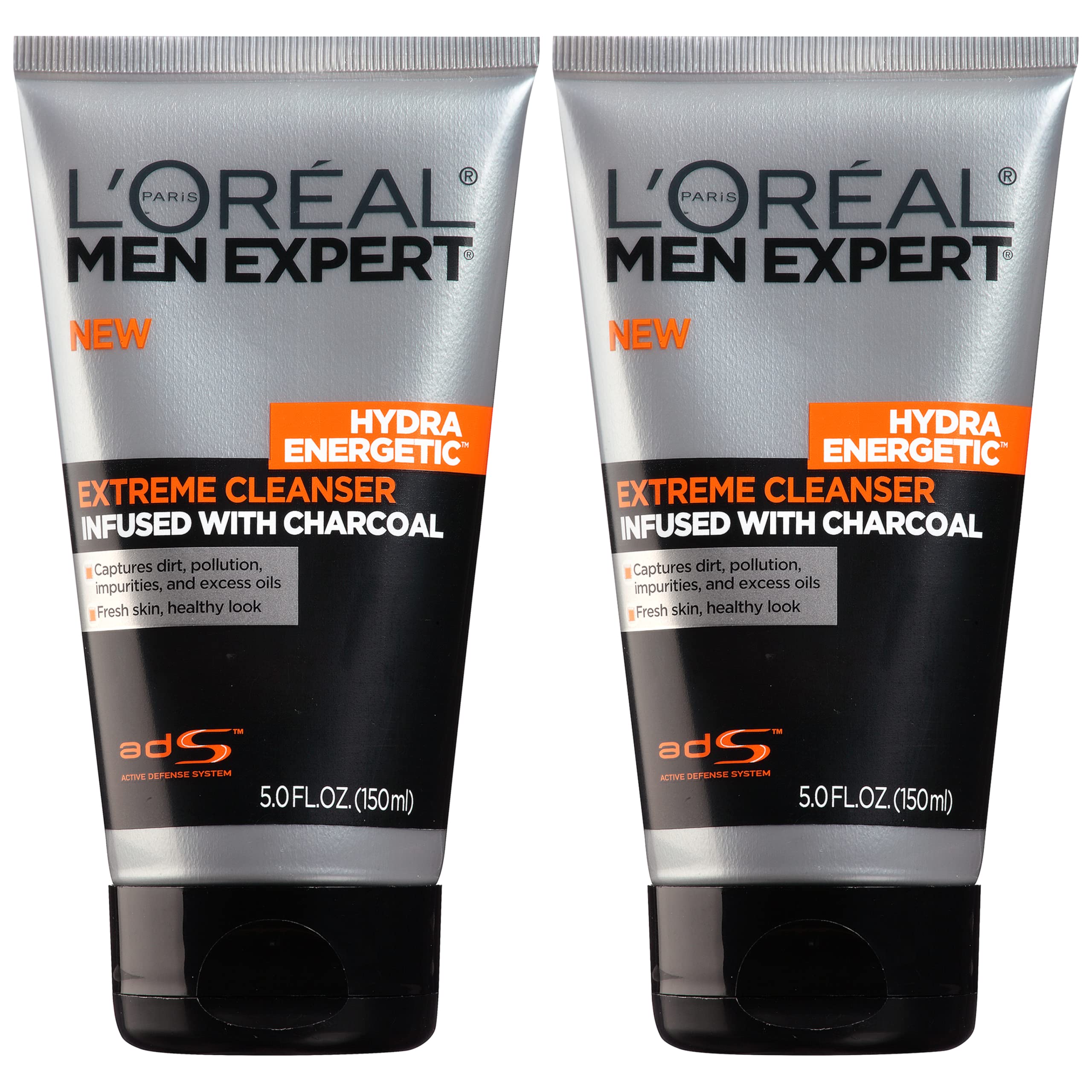 Limpiador Facial L'oreal Paris Men Expert Hydra Energetic 2x120 Ml - Venta Internacional.